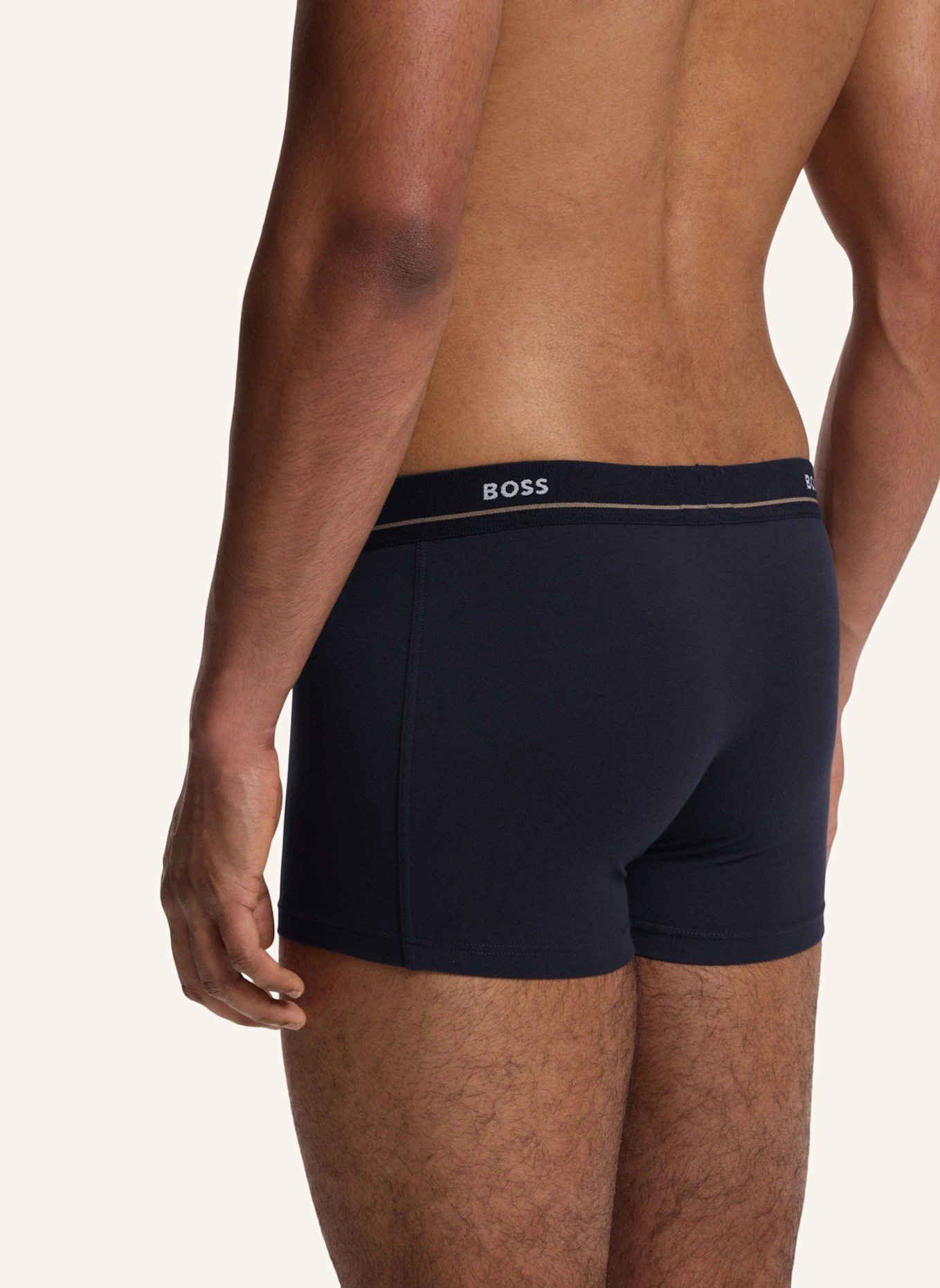 BOSS Boxer Short TRUNK 5P ESSENTIAL: DUNKELBLAU