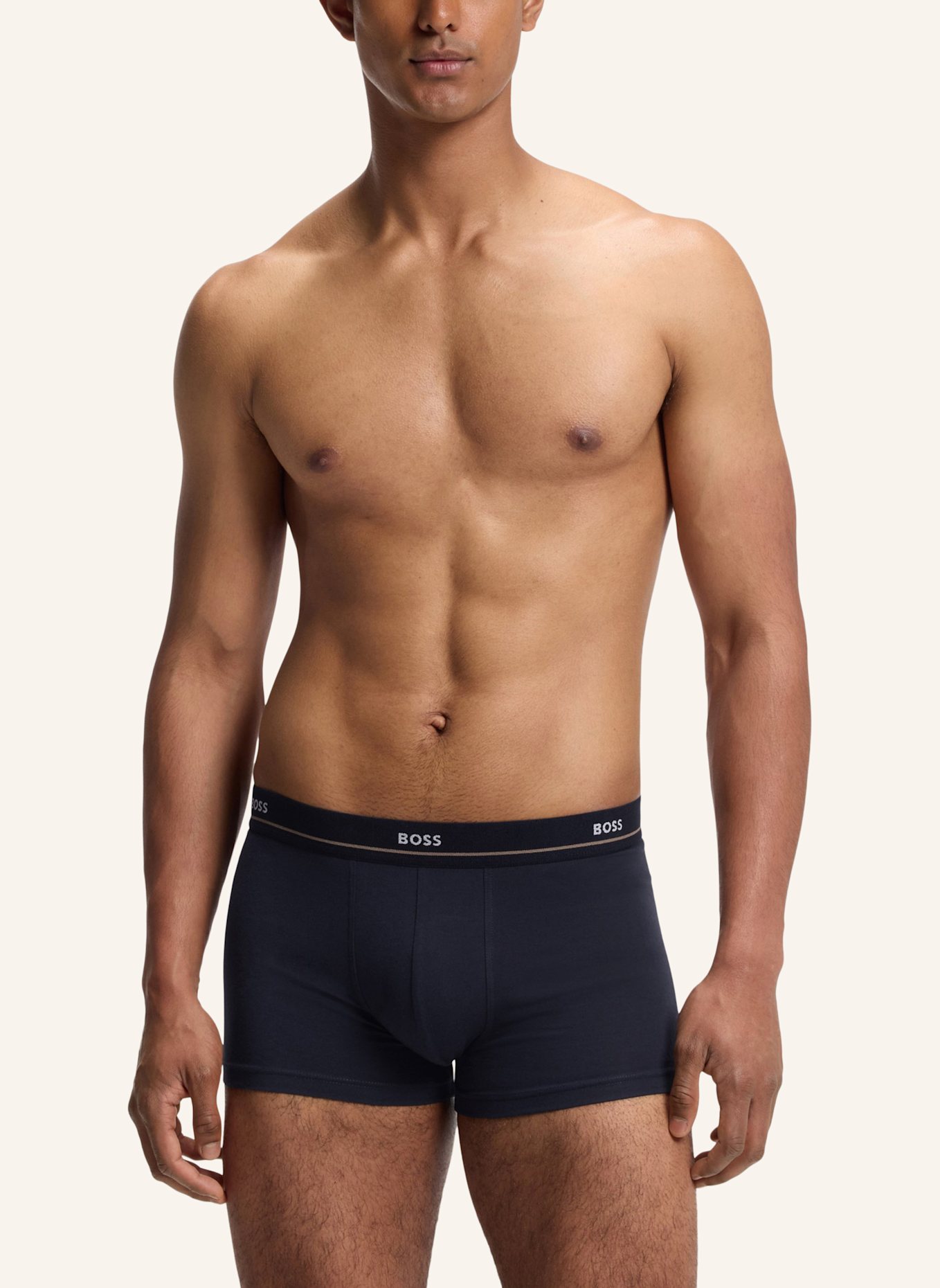 BOSS Boxer Short TRUNK 5P ESSENTIAL: DUNKELBLAU