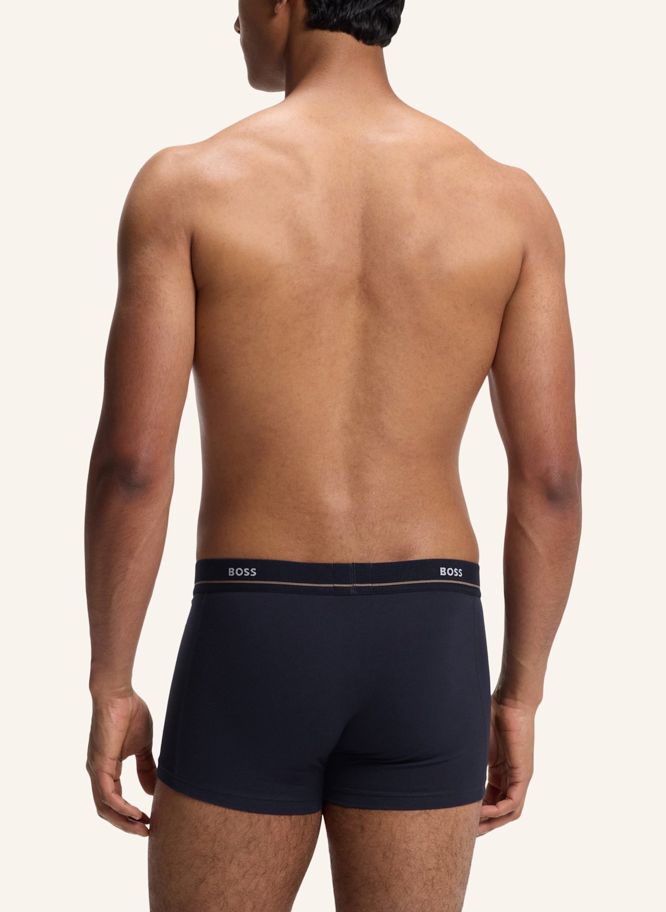 BOSS Boxer Short TRUNK 5P ESSENTIAL: DUNKELBLAU