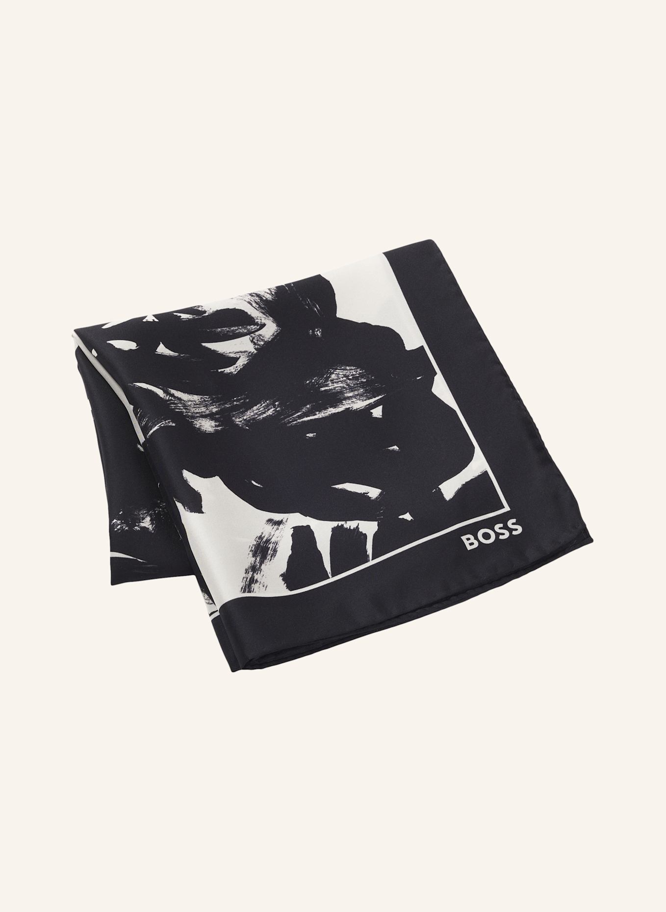 BOSS Seidentuch LAINY: SCHWARZ