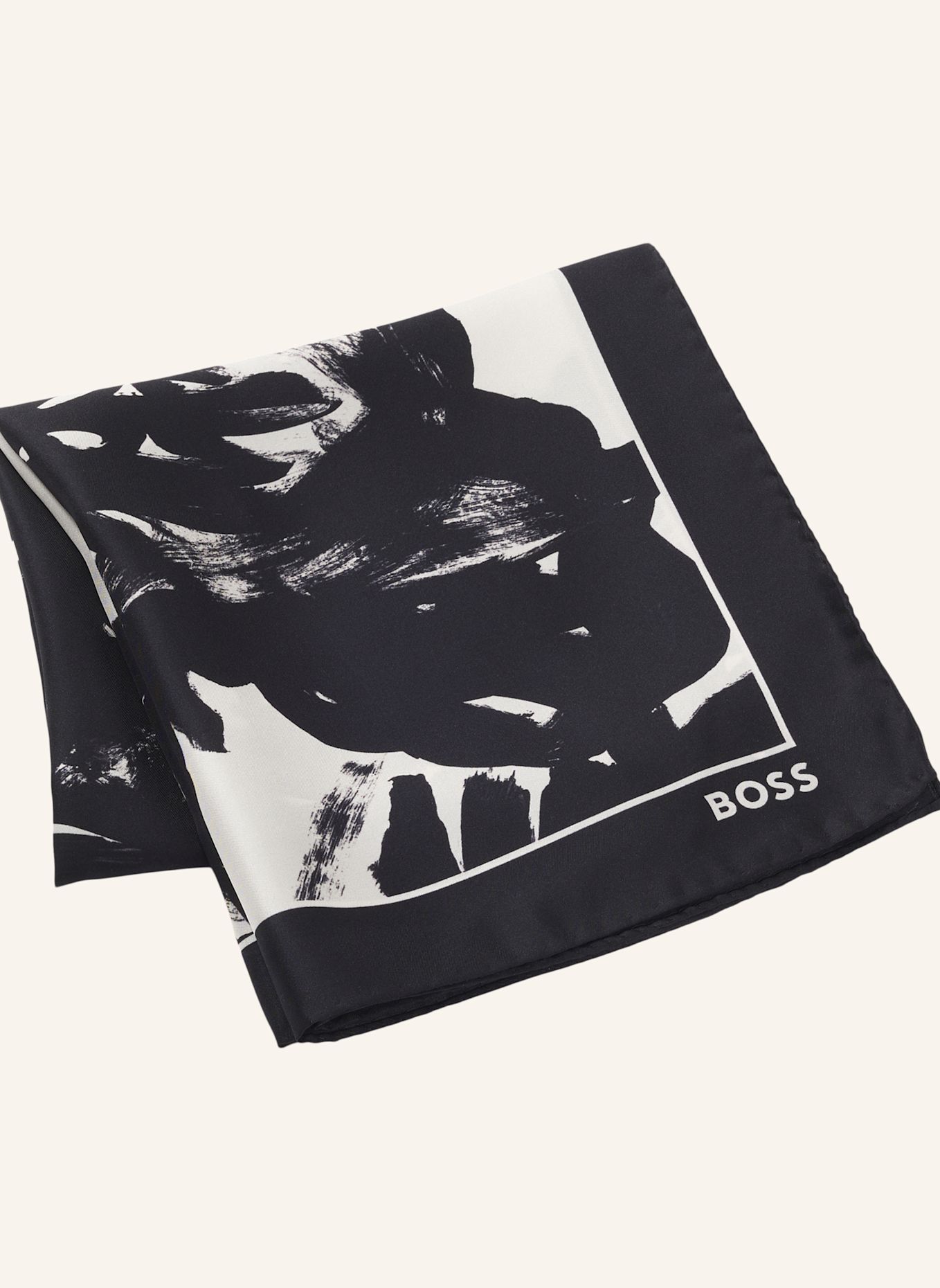 BOSS Seidentuch LAINY: SCHWARZ
