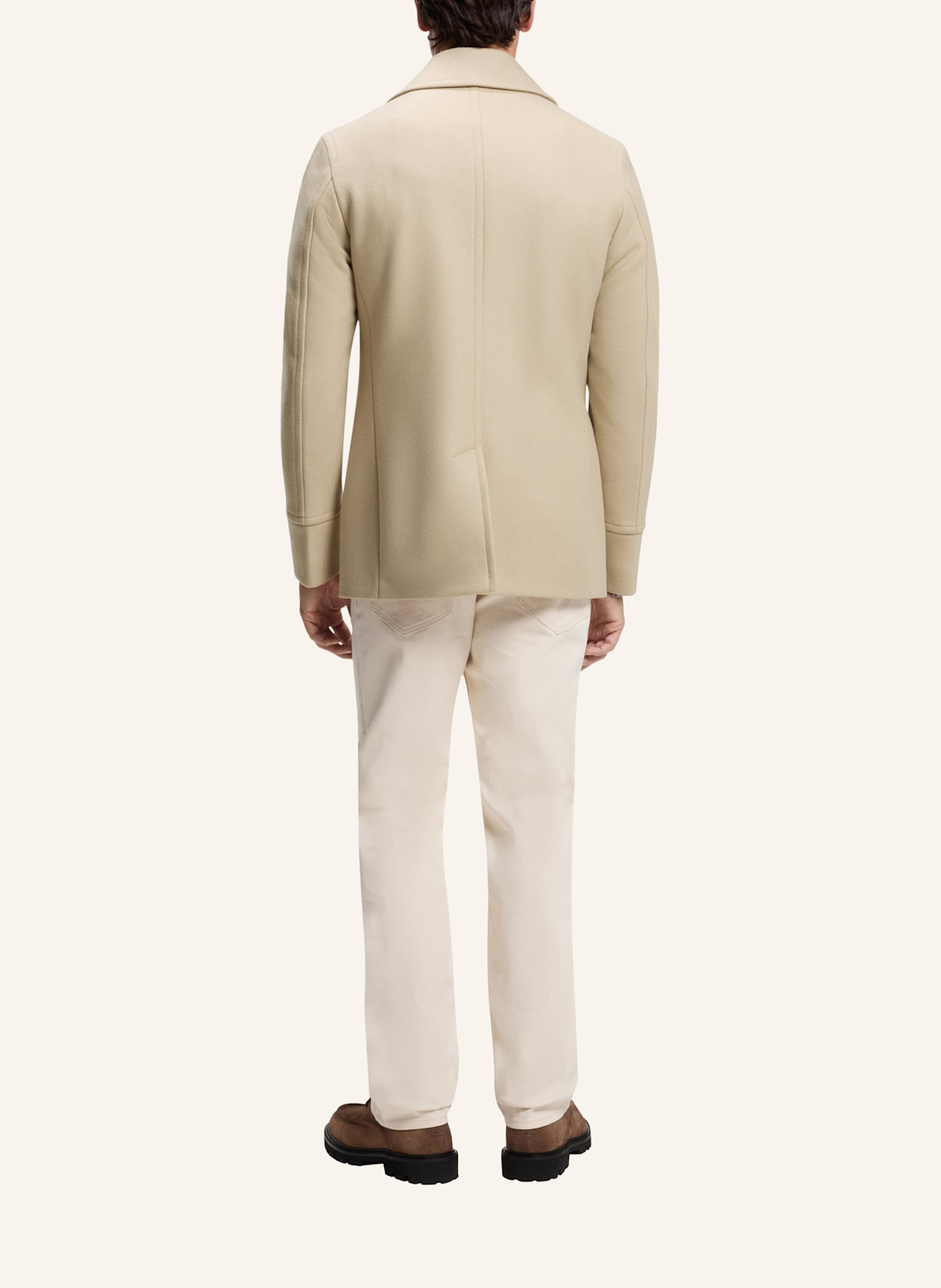 BOSS Mantel H-HYDE-PCOAT-234 Slim Fit: BEIGE