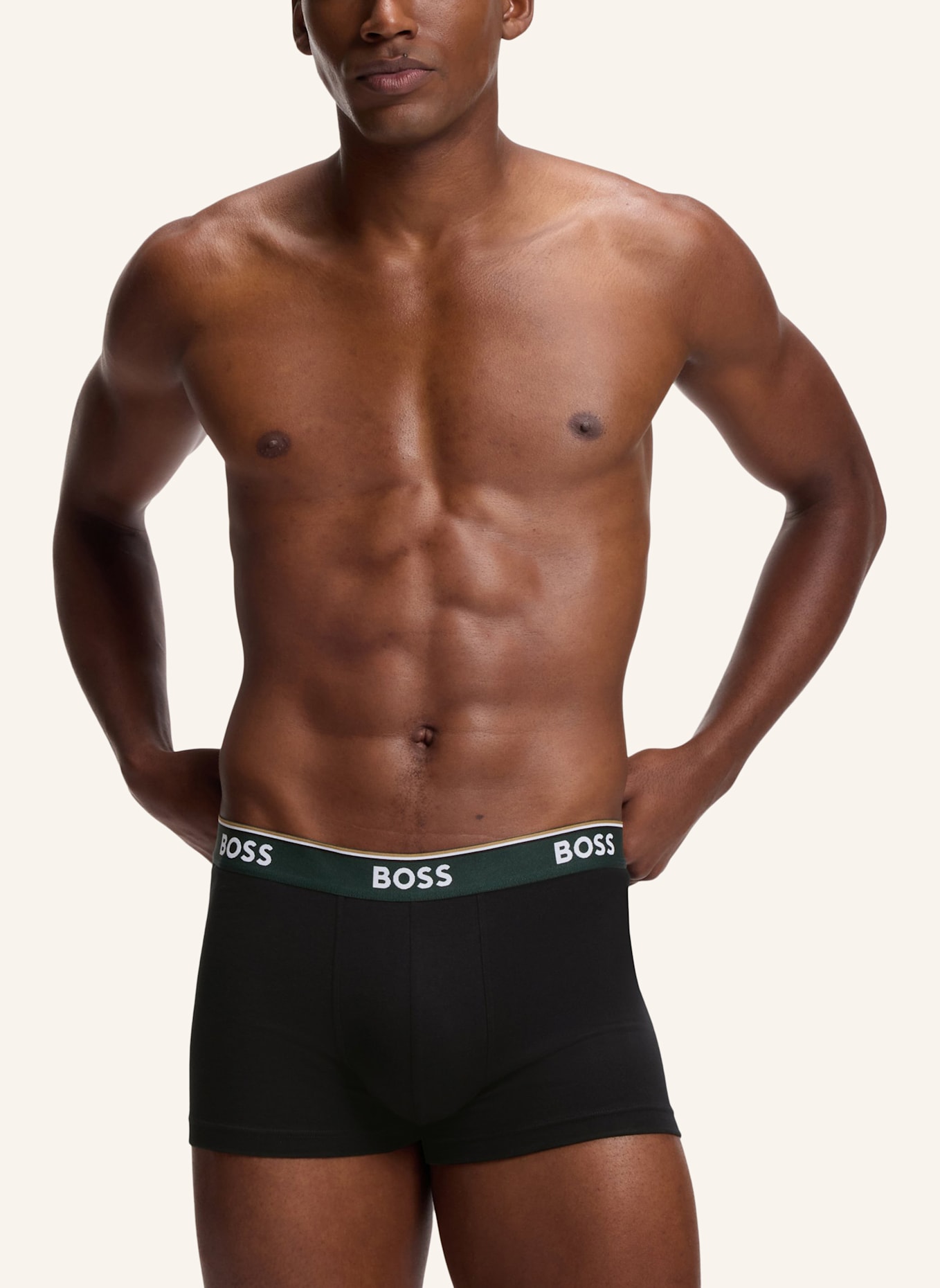BOSS 3Er-Pack Boxershorts TRUNK 3P POWER: WEISS