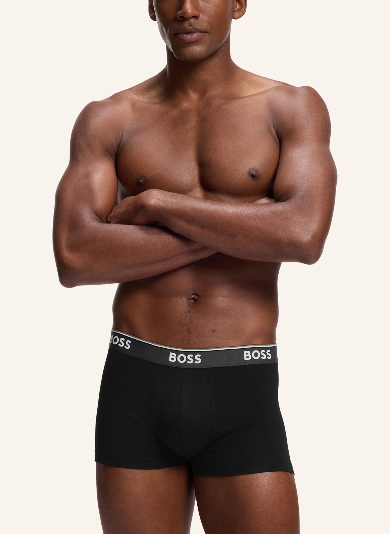 BOSS 3Er-Pack Boxershorts TRUNK 3P POWER: WEISS