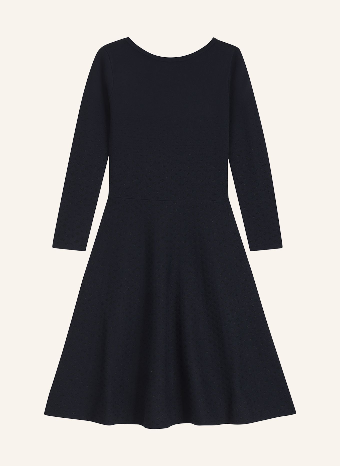 BOSS Gestricktes Kleid C_FAMME_1 Regular Fit: DUNKELBLAU