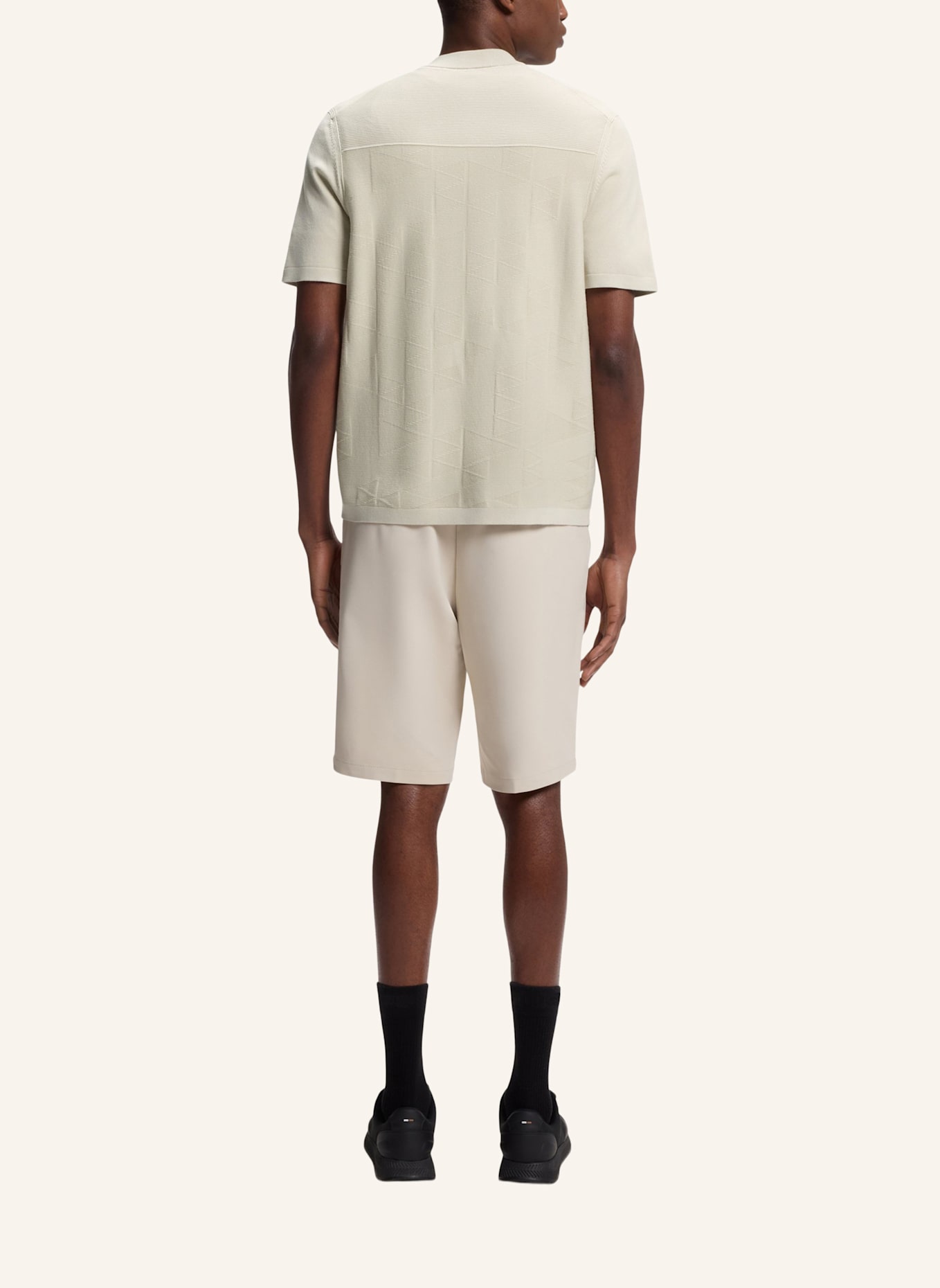 BOSS Pullover KN_NETWORK MZ Regular Fit: BEIGE