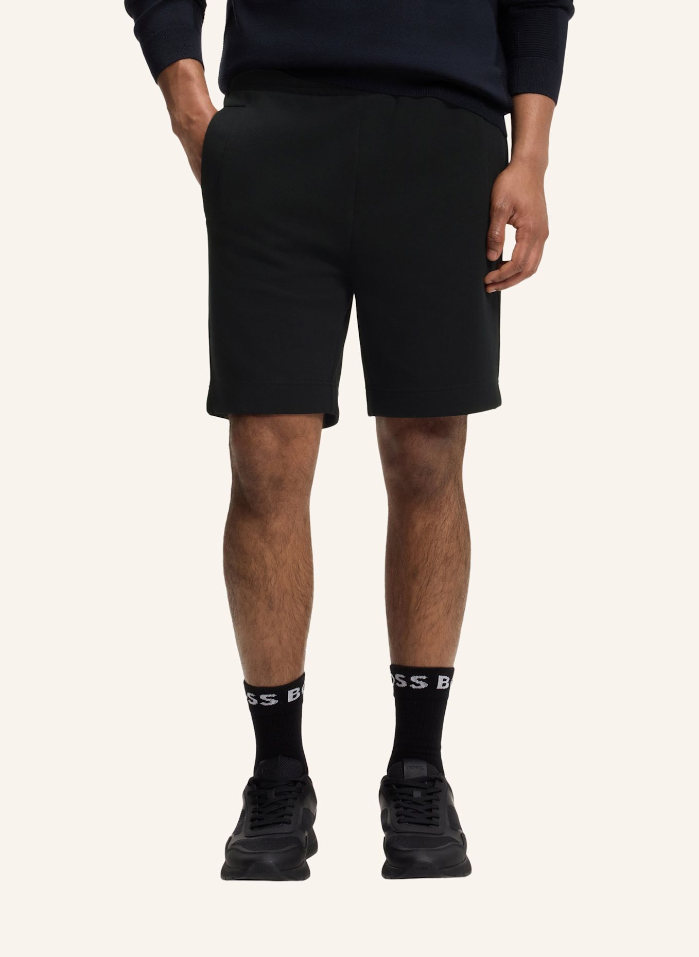 BOSS Jogginghose JT_UNION HEADLO Regular Fit: SCHWARZ