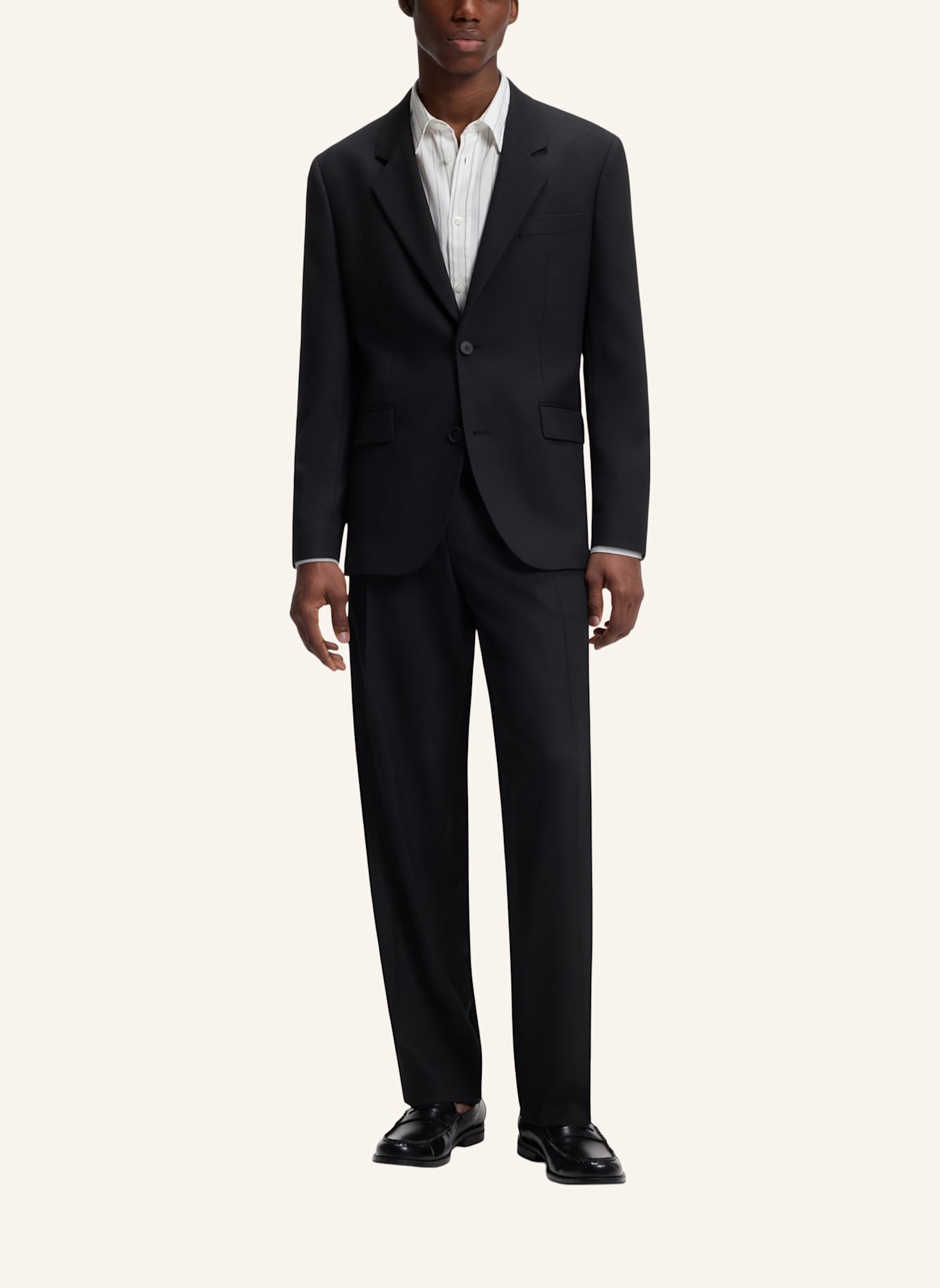 HUGO Hemd ERILLO Oversize Fit: WEISS