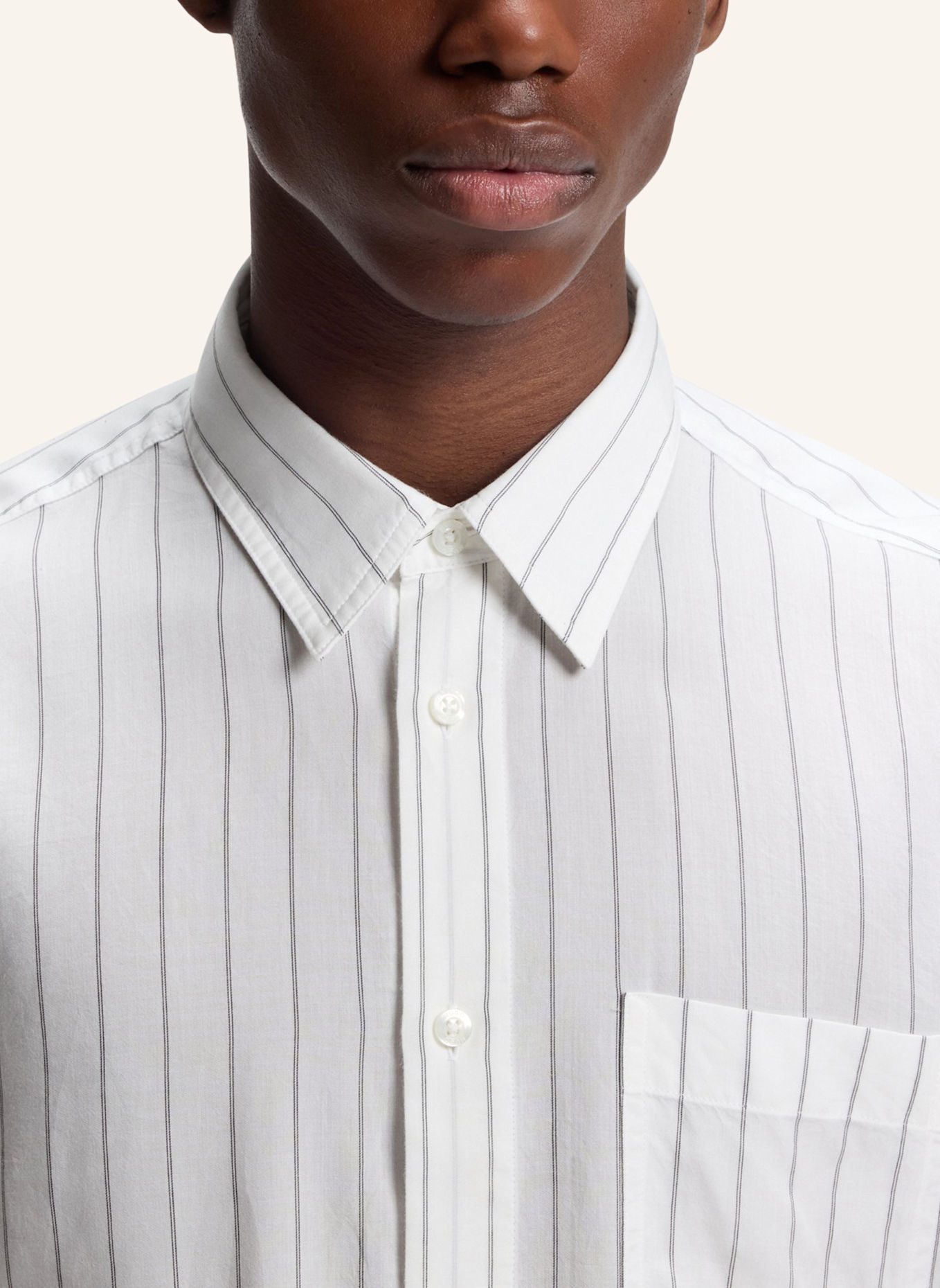 HUGO Hemd ERILLO Oversize Fit: WEISS