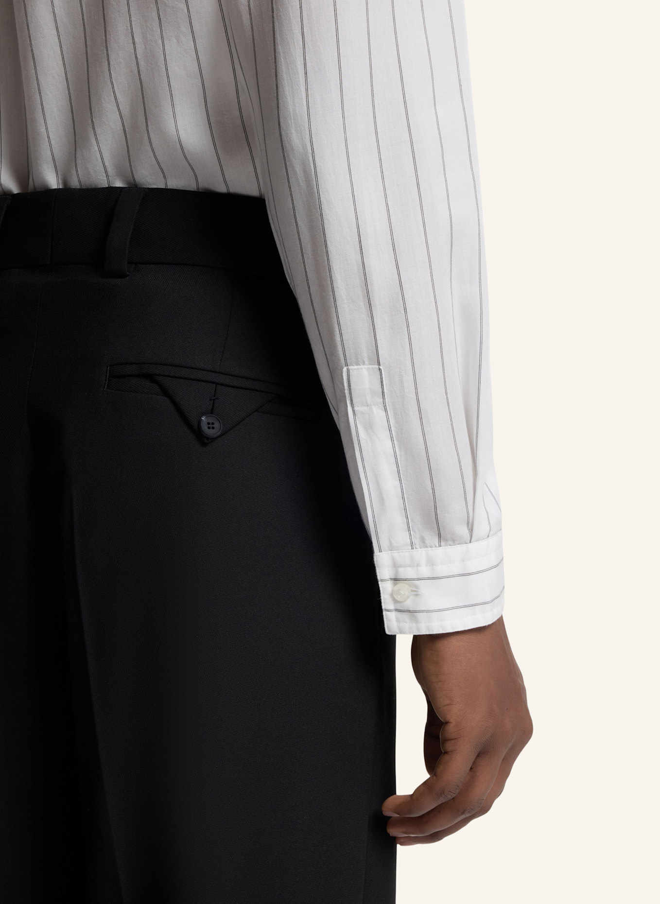 HUGO Hemd ERILLO Oversize Fit: WEISS