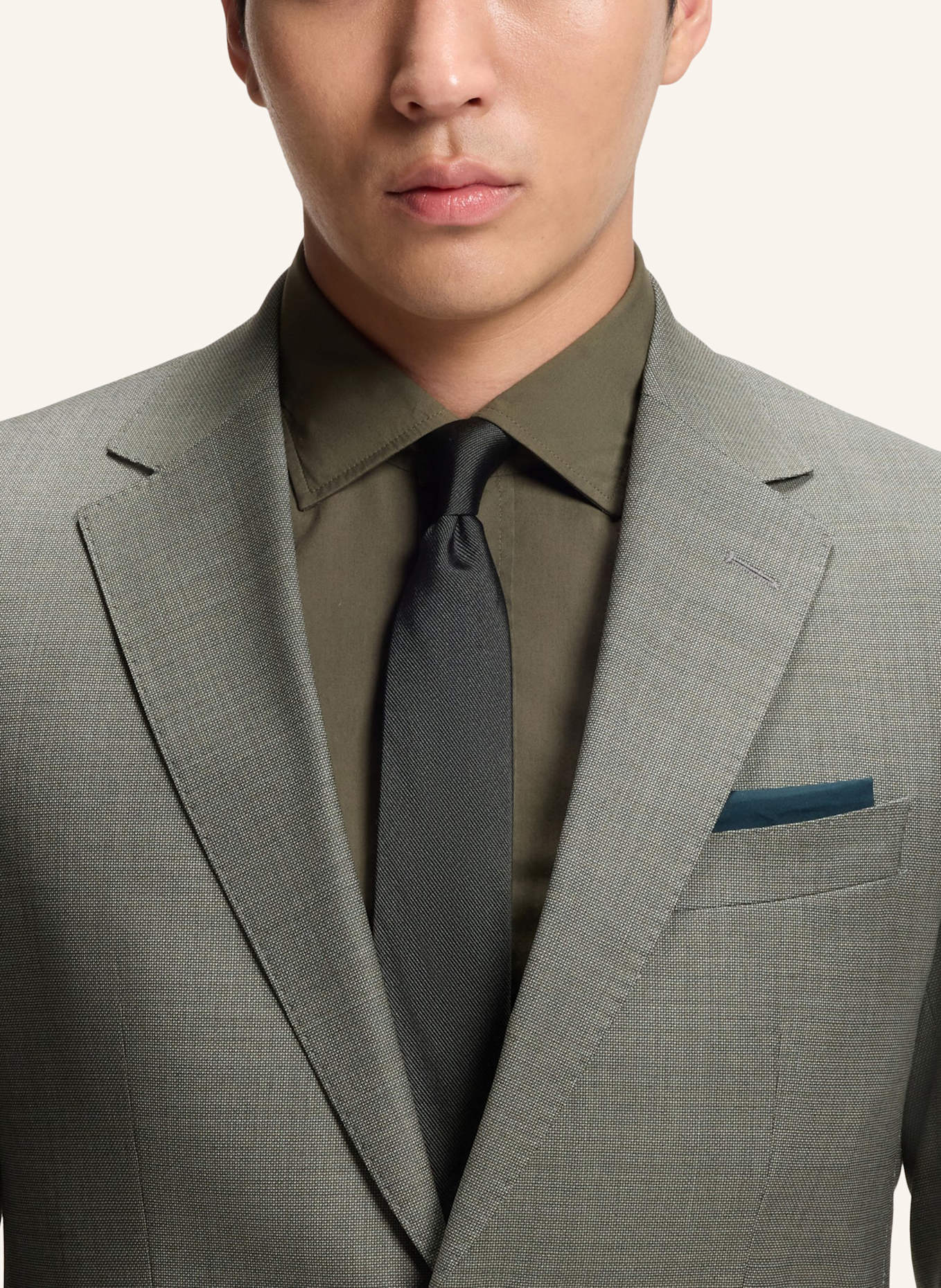BOSS Anzug H-HUGE-2PCS-263 Slim Fit: GRÜN