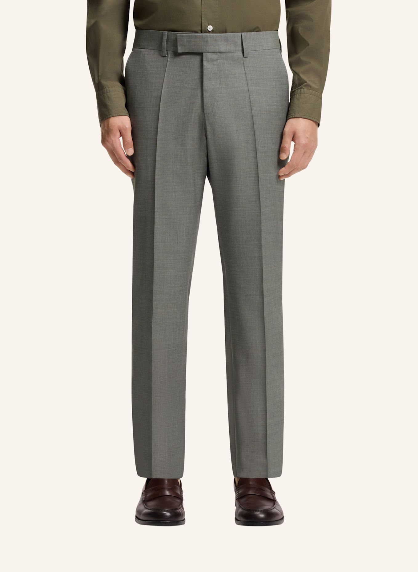 BOSS Anzug H-HUGE-2PCS-263 Slim Fit: GRÜN