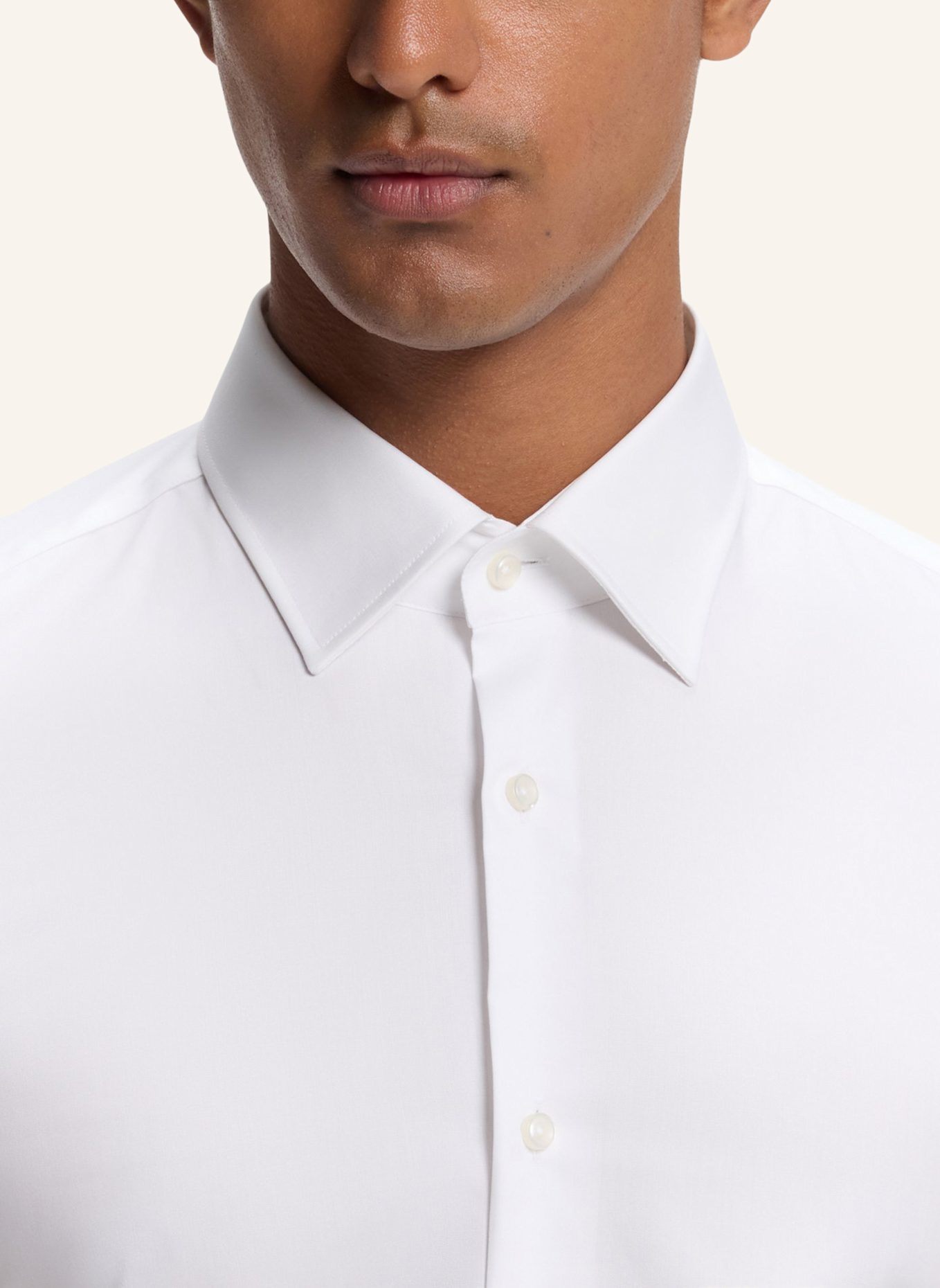 BOSS Hemd H-HANK-K-B1-C1-263 Slim Fit: WEISS