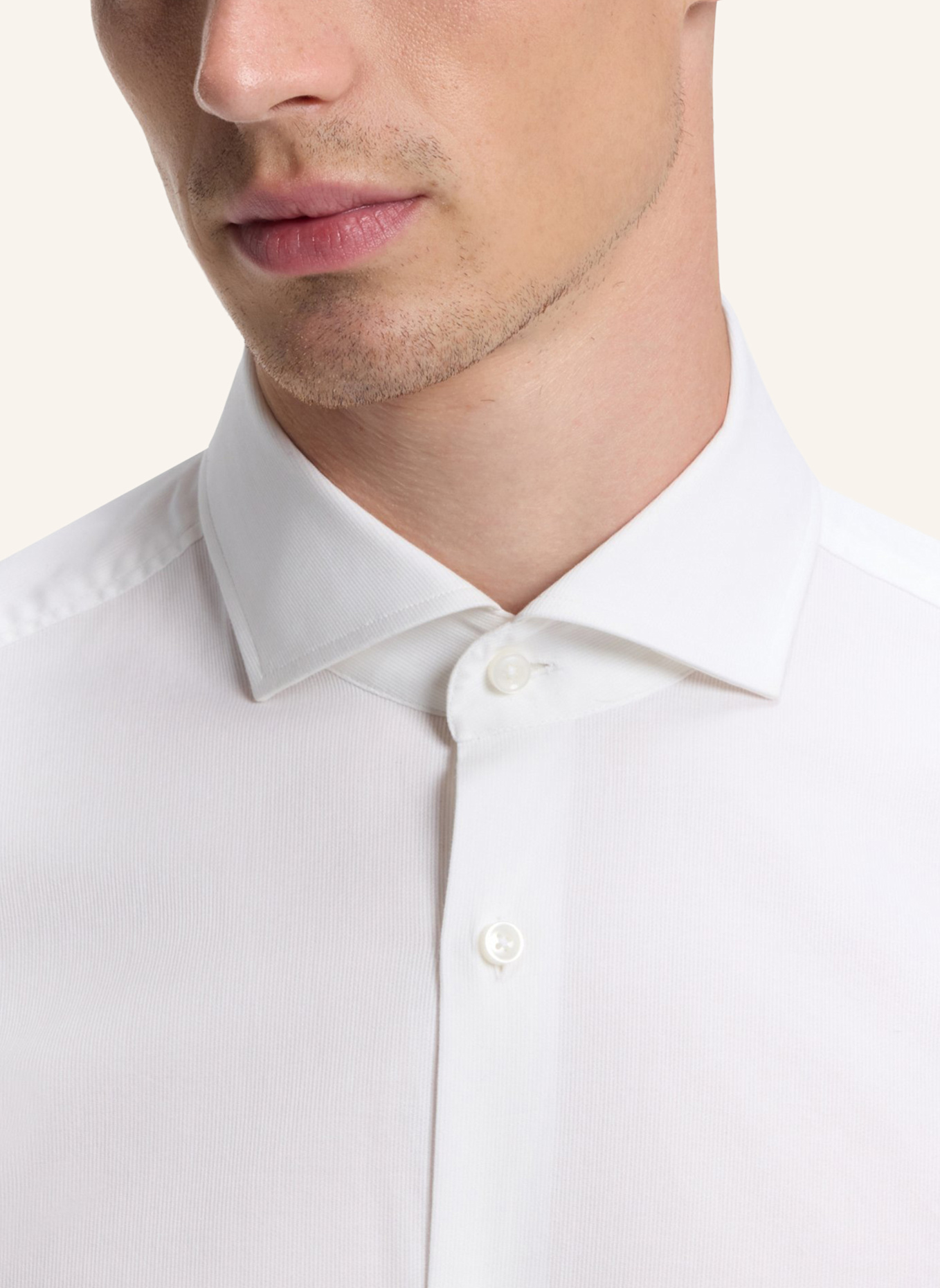 BOSS Hemd H-HANK-SP-DC-263 Slim Fit: WEISS