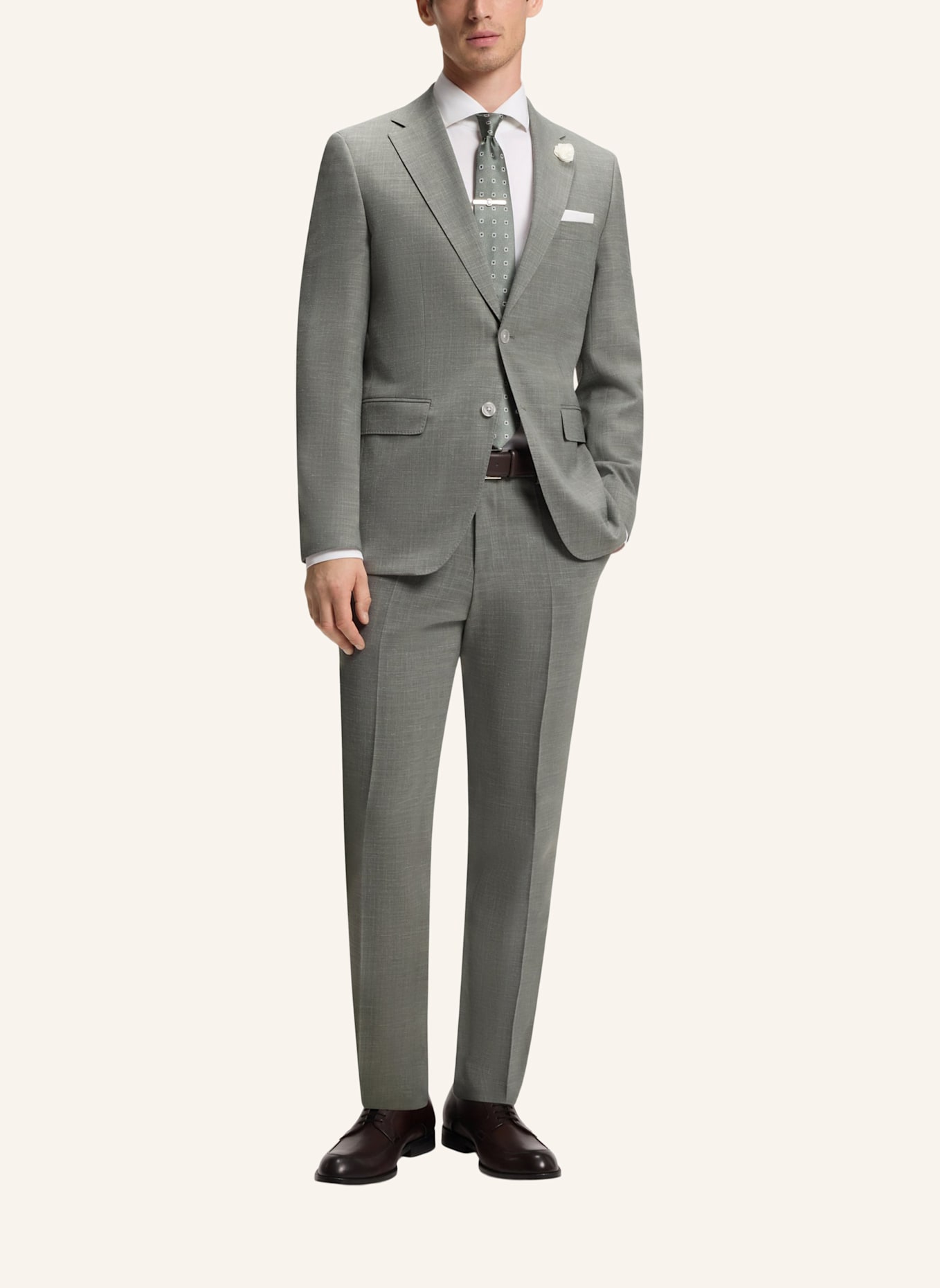 BOSS Sakko H-HUTSON-263 Slim Fit: HELLGRÜN