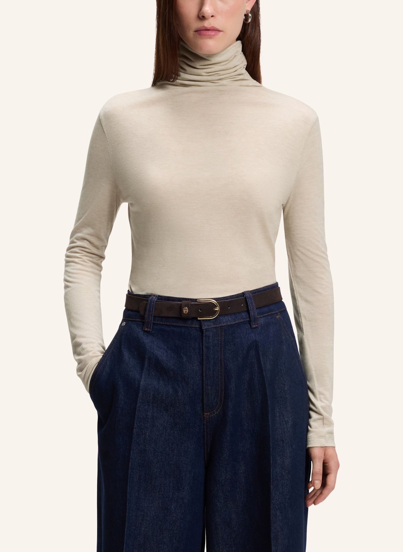 BOSS Top ELAVUS Slim Fit: WEISS