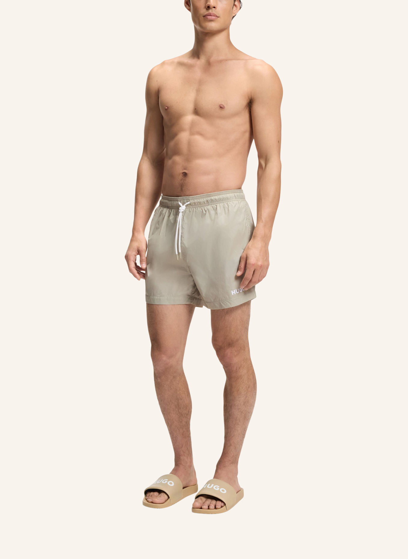 HUGO Sandalen TIMEIN_SLID_PDEMLG: BEIGE