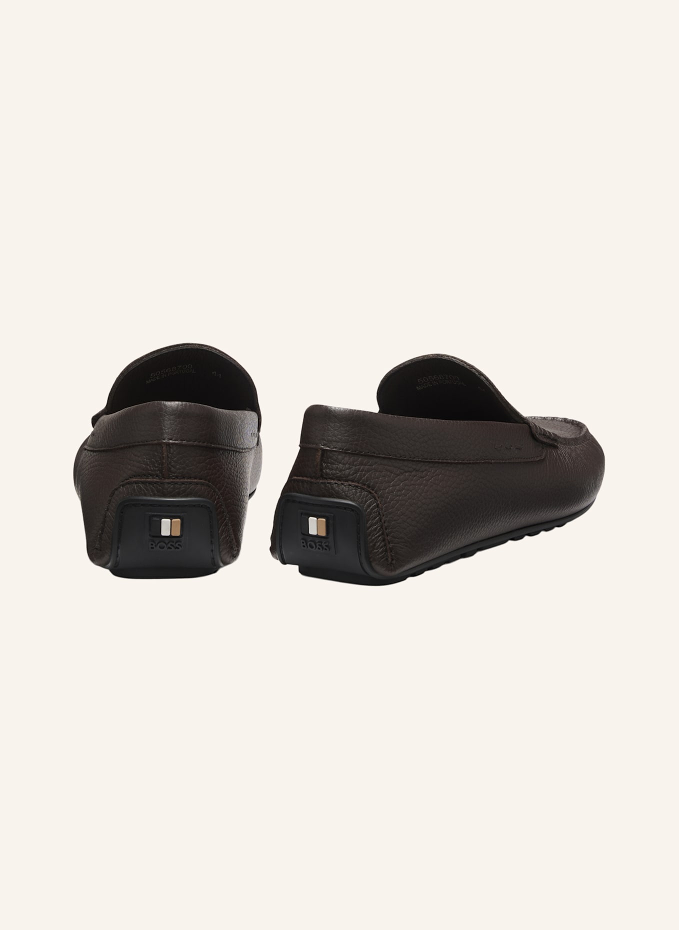 BOSS Slipper NOEL_MOCC_GRPE: DUNKELBRAUN