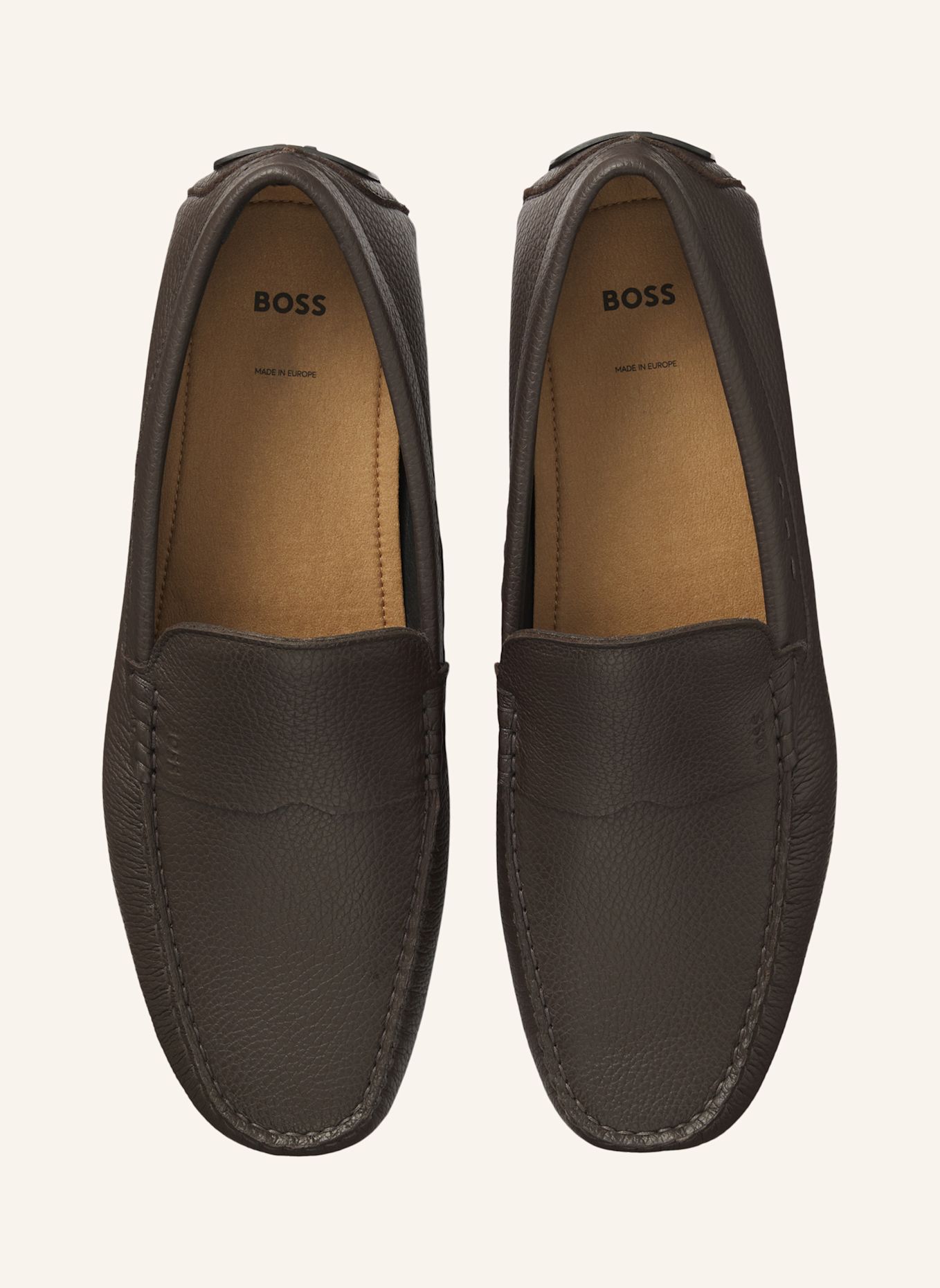 BOSS Slipper NOEL_MOCC_GRPE: DUNKELBRAUN
