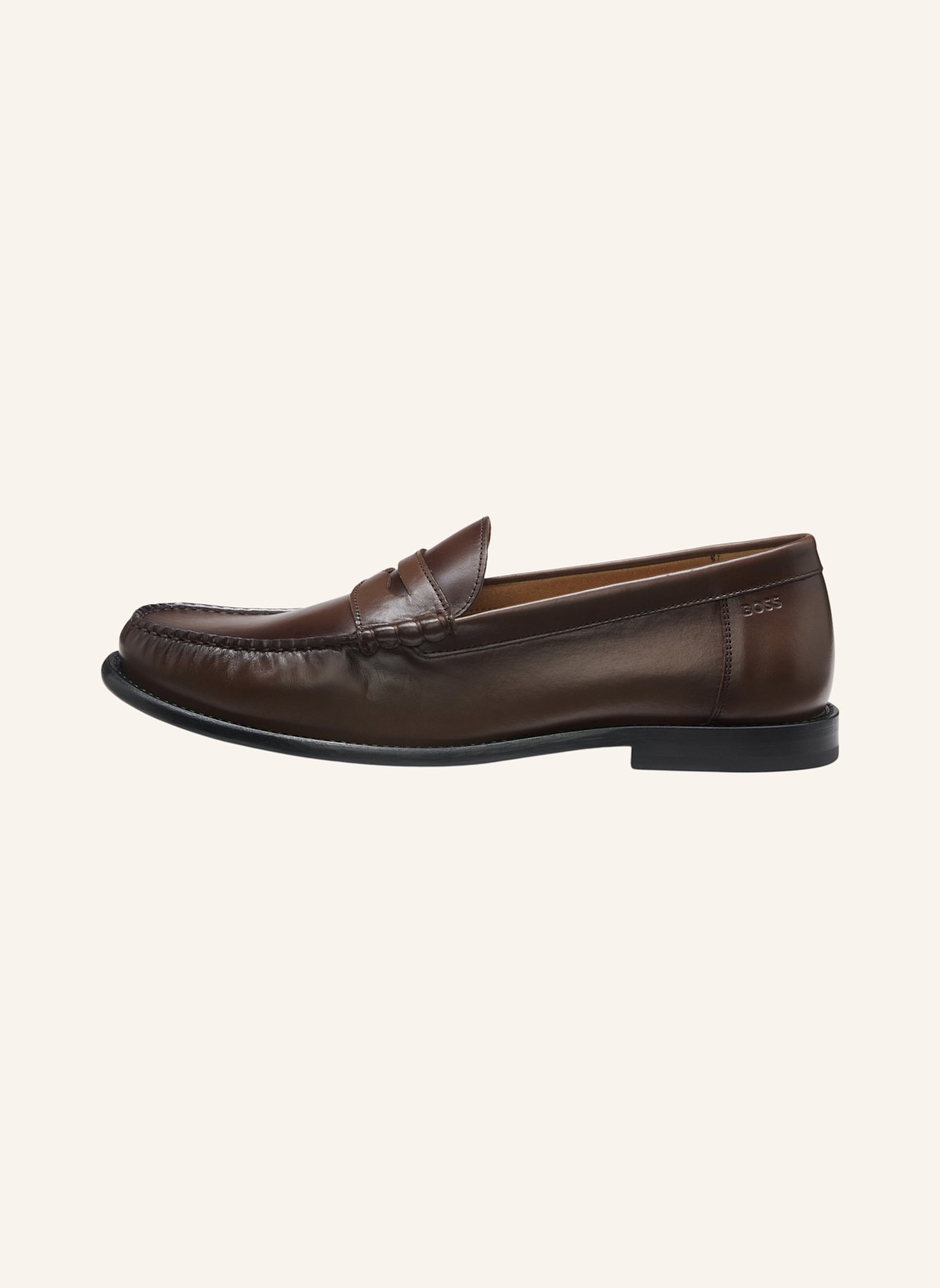BOSS Slipper TEVAN_MOCC_BOPE: DUNKELBRAUN