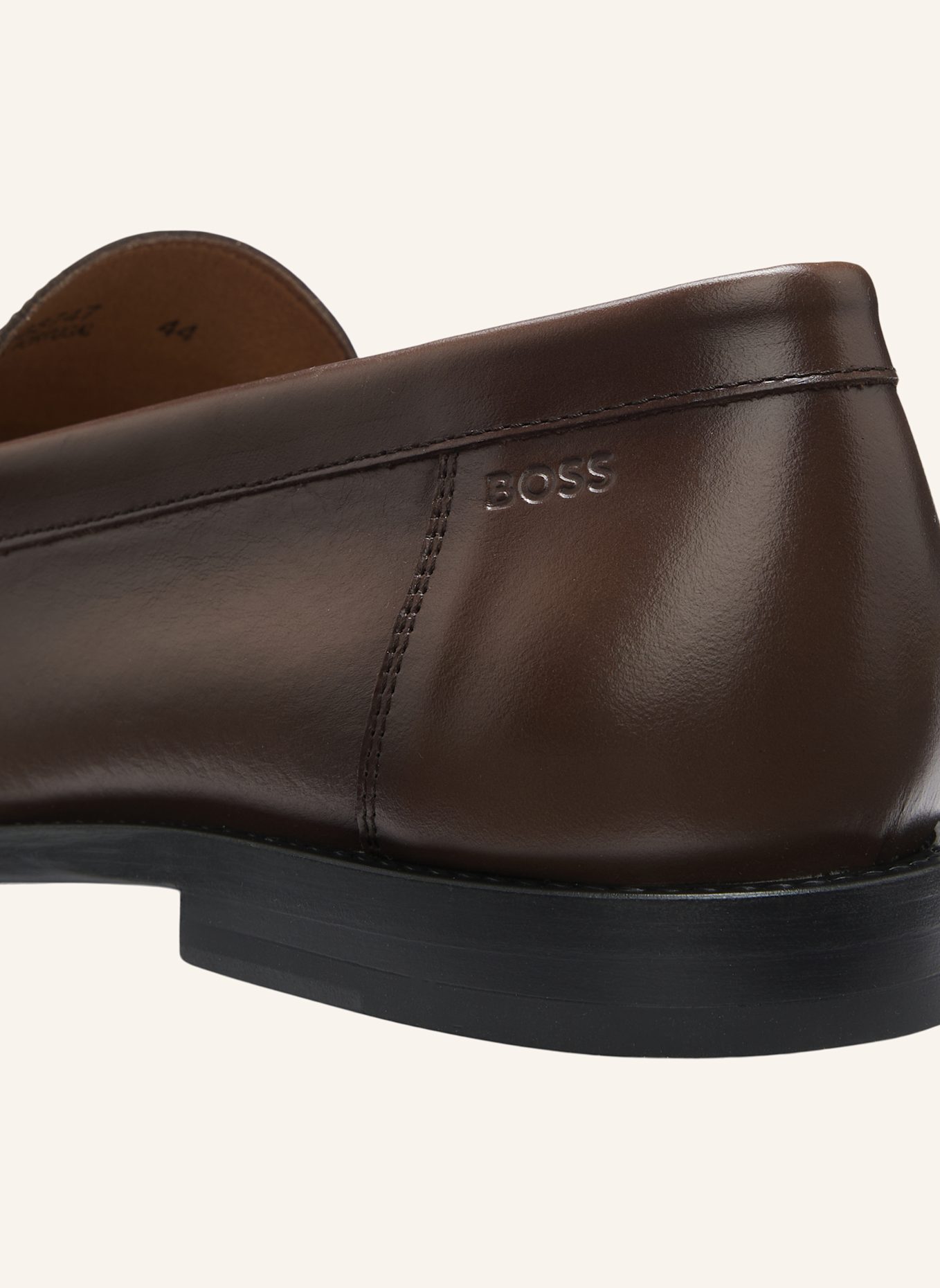 BOSS Slipper TEVAN_MOCC_BOPE: DUNKELBRAUN