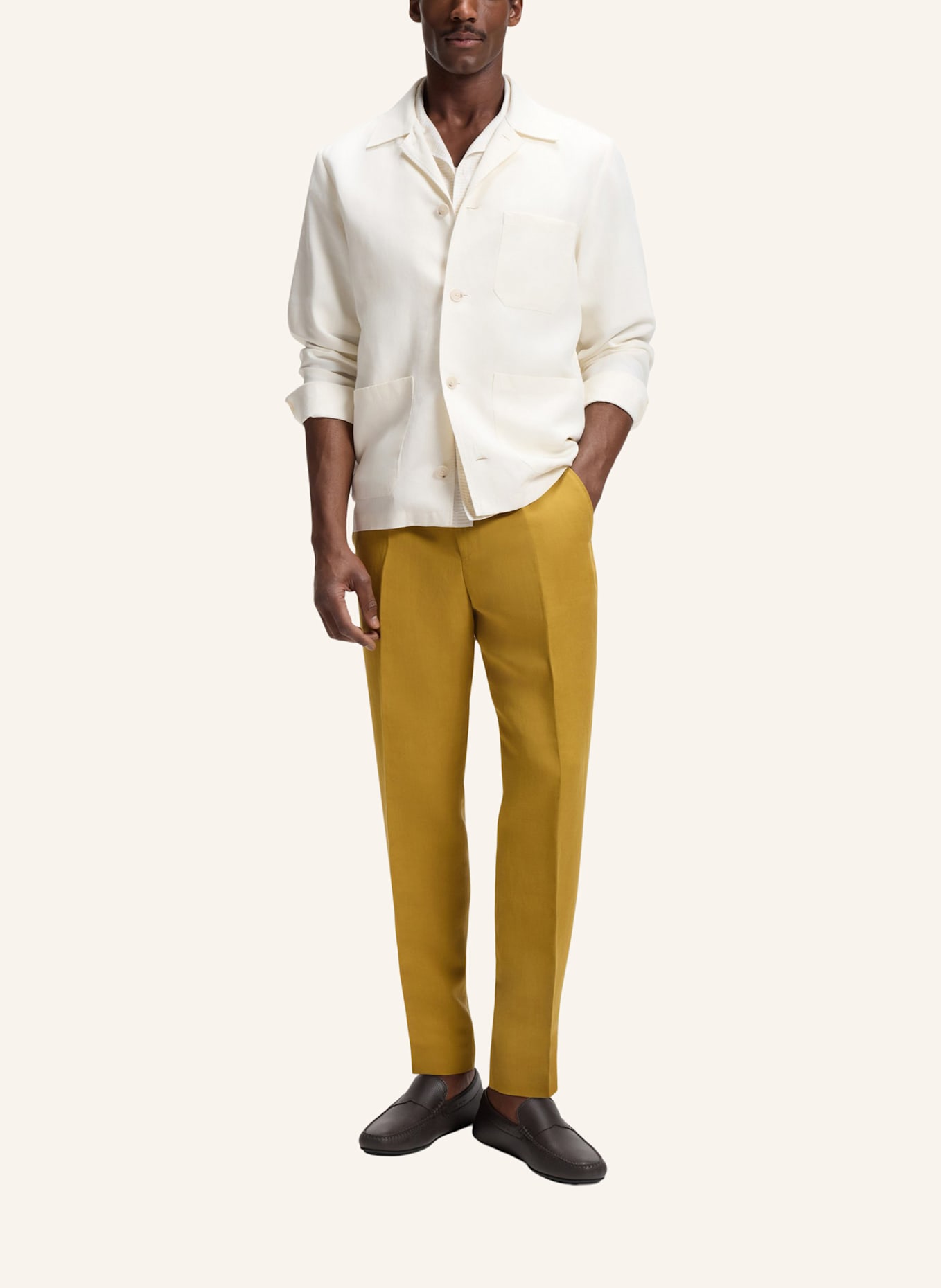 BOSS Slipper NOEL_MOCC_GRPE: DUNKELBRAUN