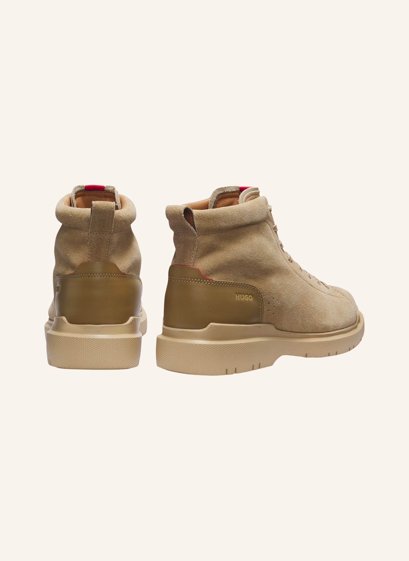 HUGO Boots NASH_HALB_SDLT: BEIGE
