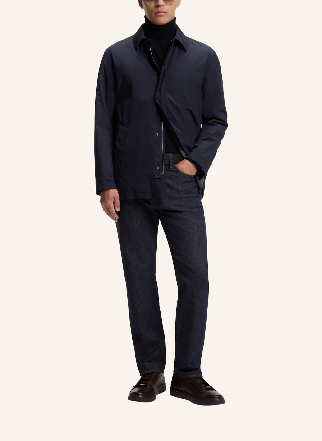 BOSS Jeans L-OGDEN Regular Fit: DUNKELBLAU