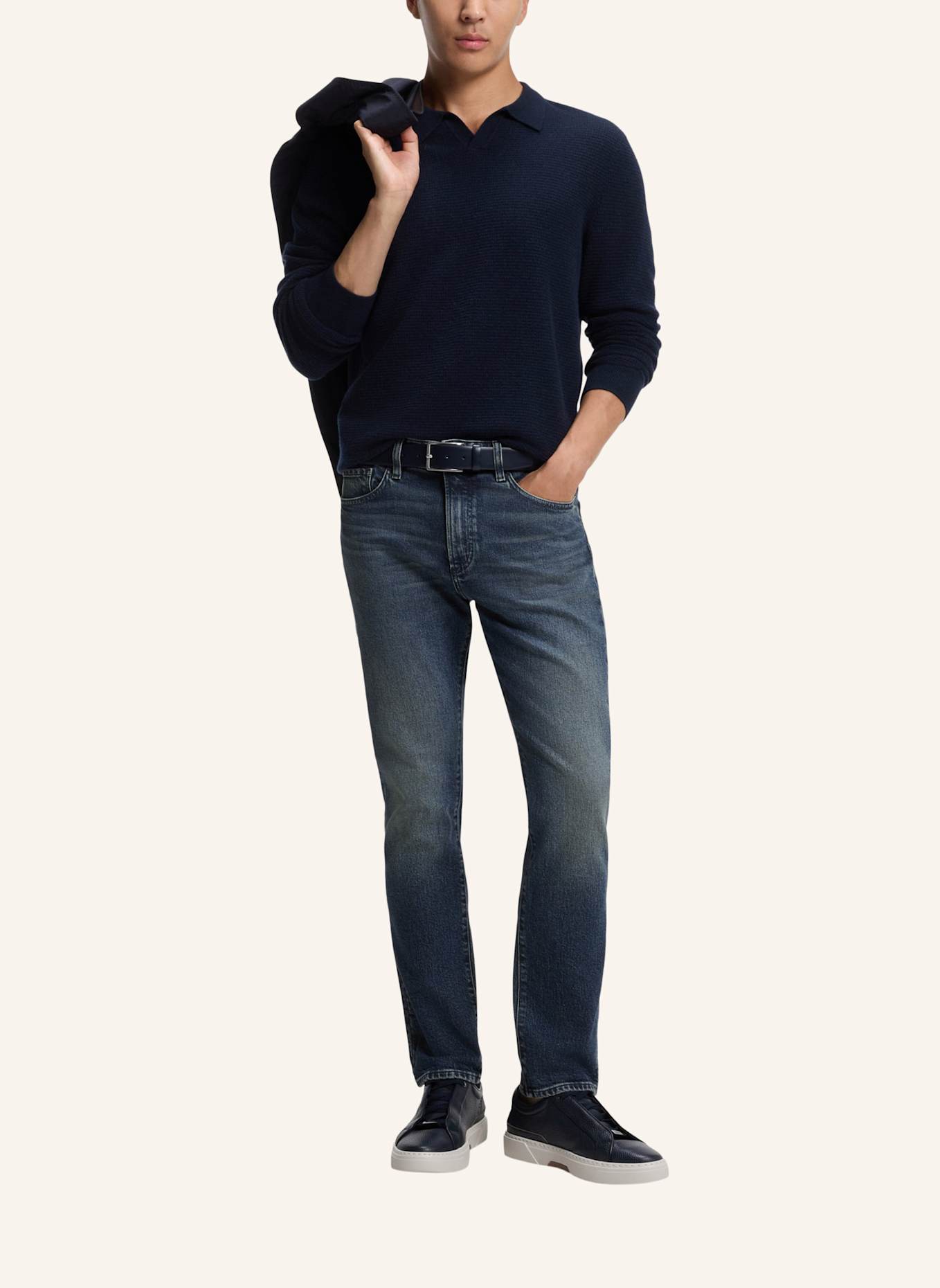 BOSS Jeans L-KAROO Slim Fit: BLAU
