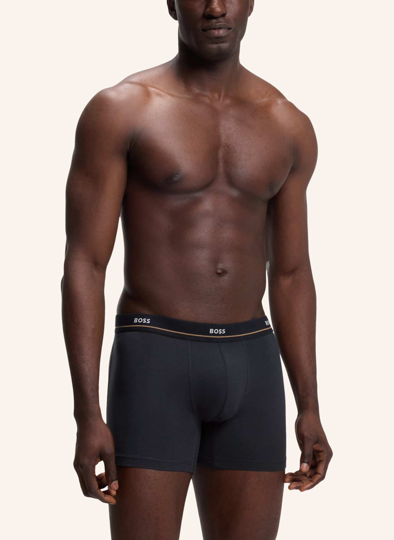 BOSS Boxershort BOXERBR 5P ESSENTIAL: DUNKELBLAU