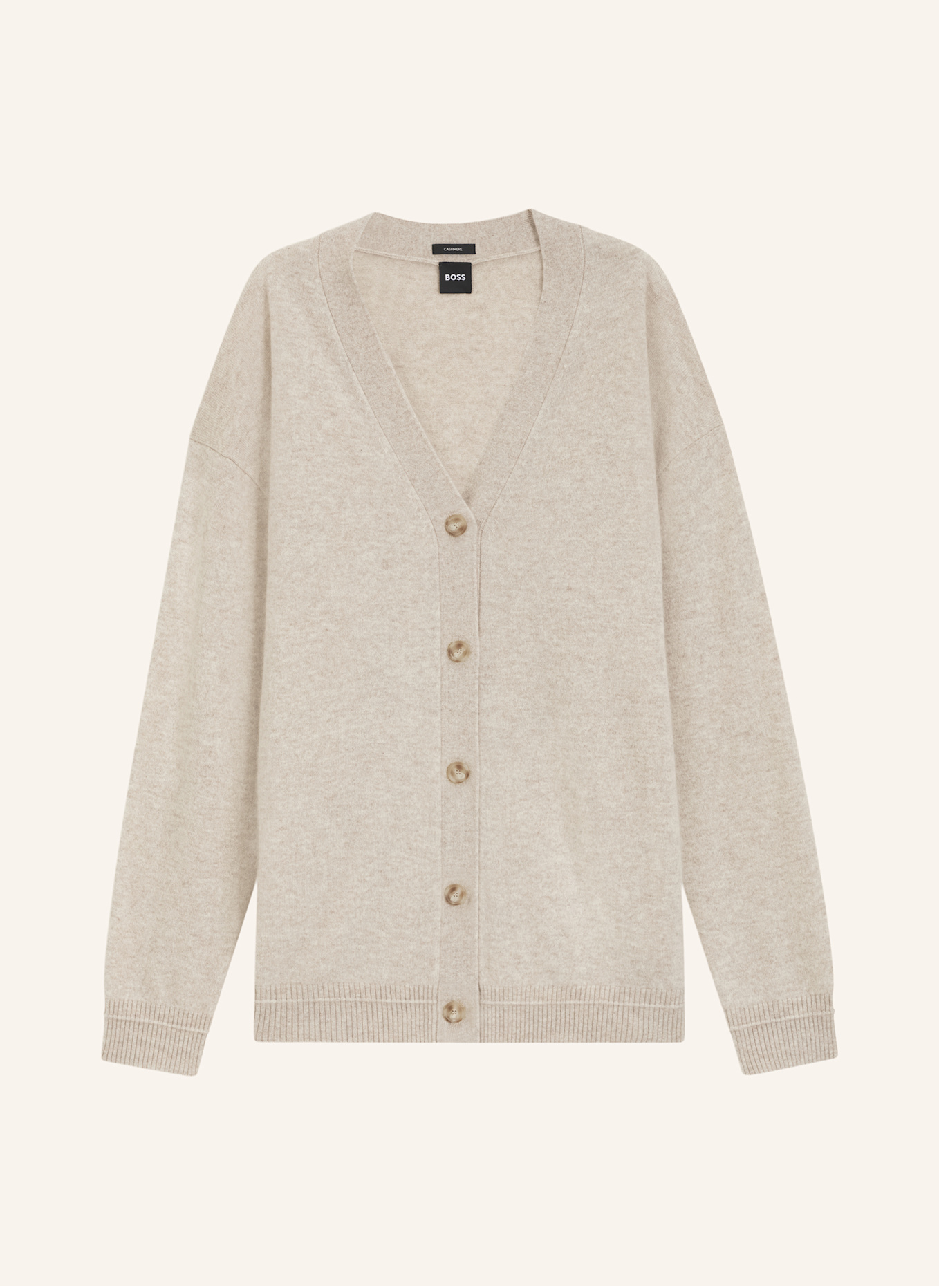 BOSS Strickjacke FALANAS: WEISS
