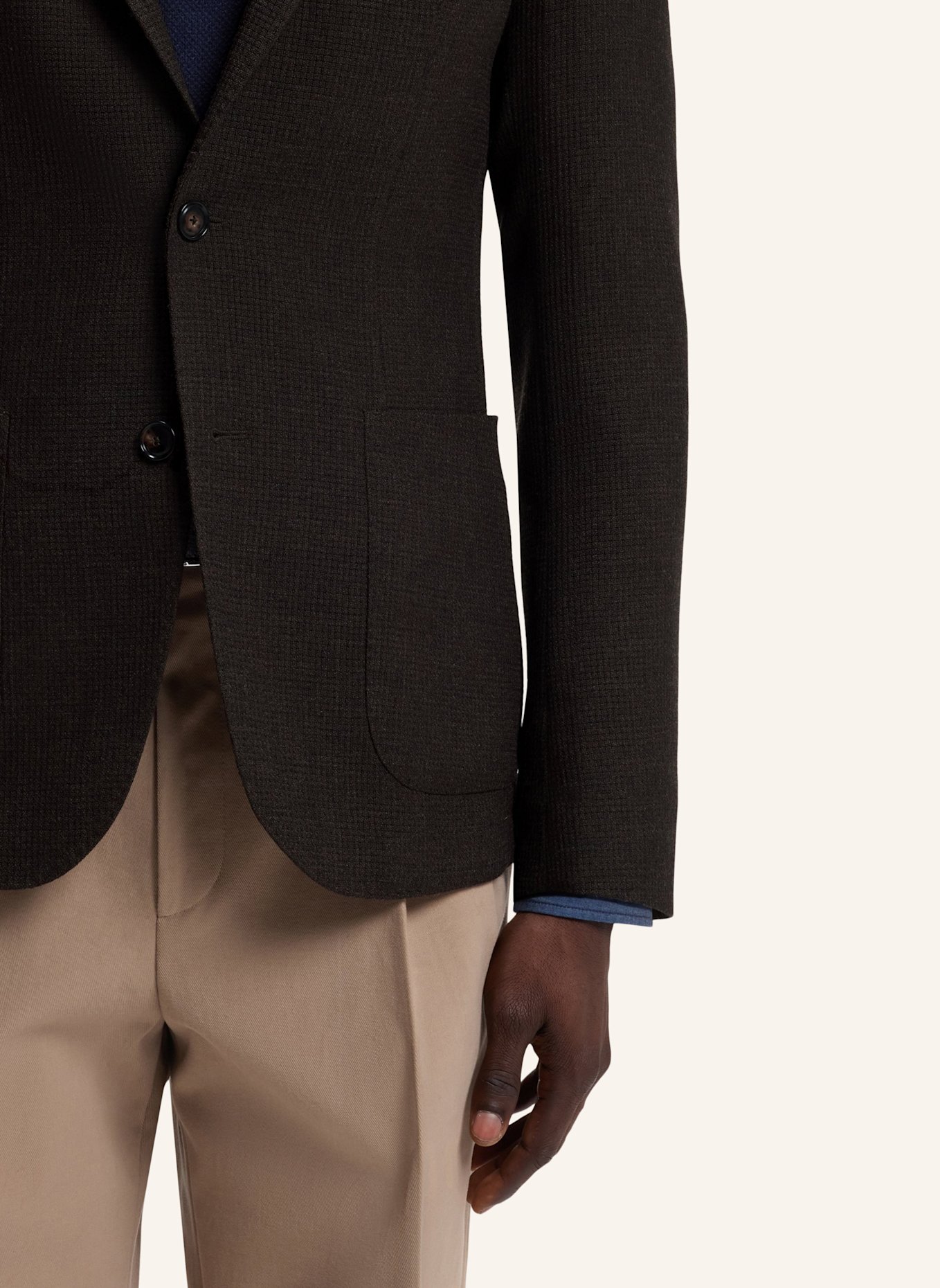 BOSS Sakko C-HANRY-263 Slim Fit: DUNKELBRAUN