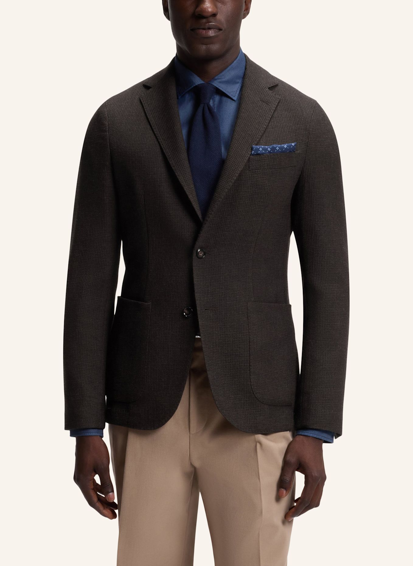 BOSS Sakko C-HANRY-263 Slim Fit: DUNKELBRAUN