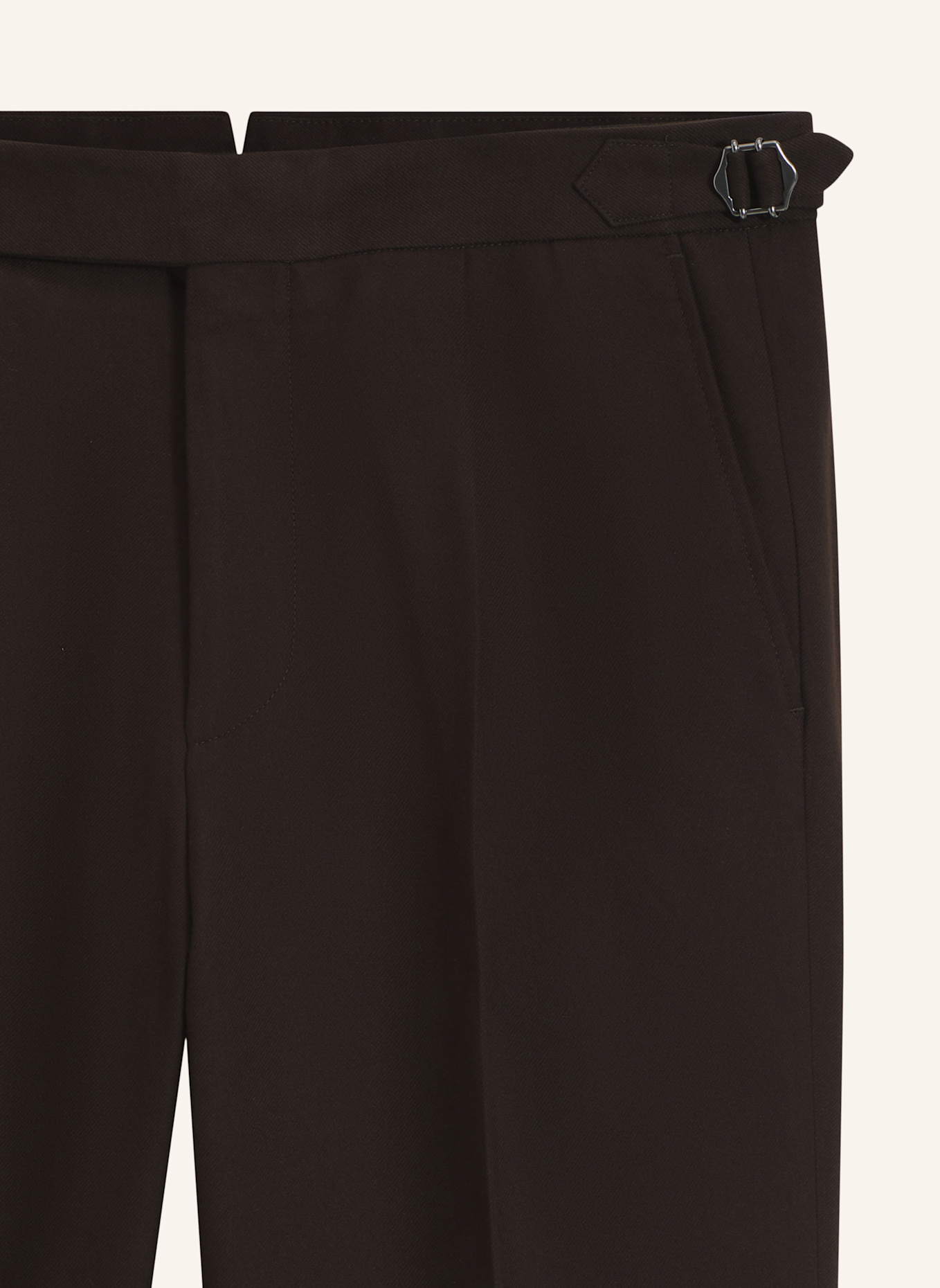BOSS Anzughose H-PERINO-PLDTLWG-263 Tapered Fit: DUNKELBRAUN