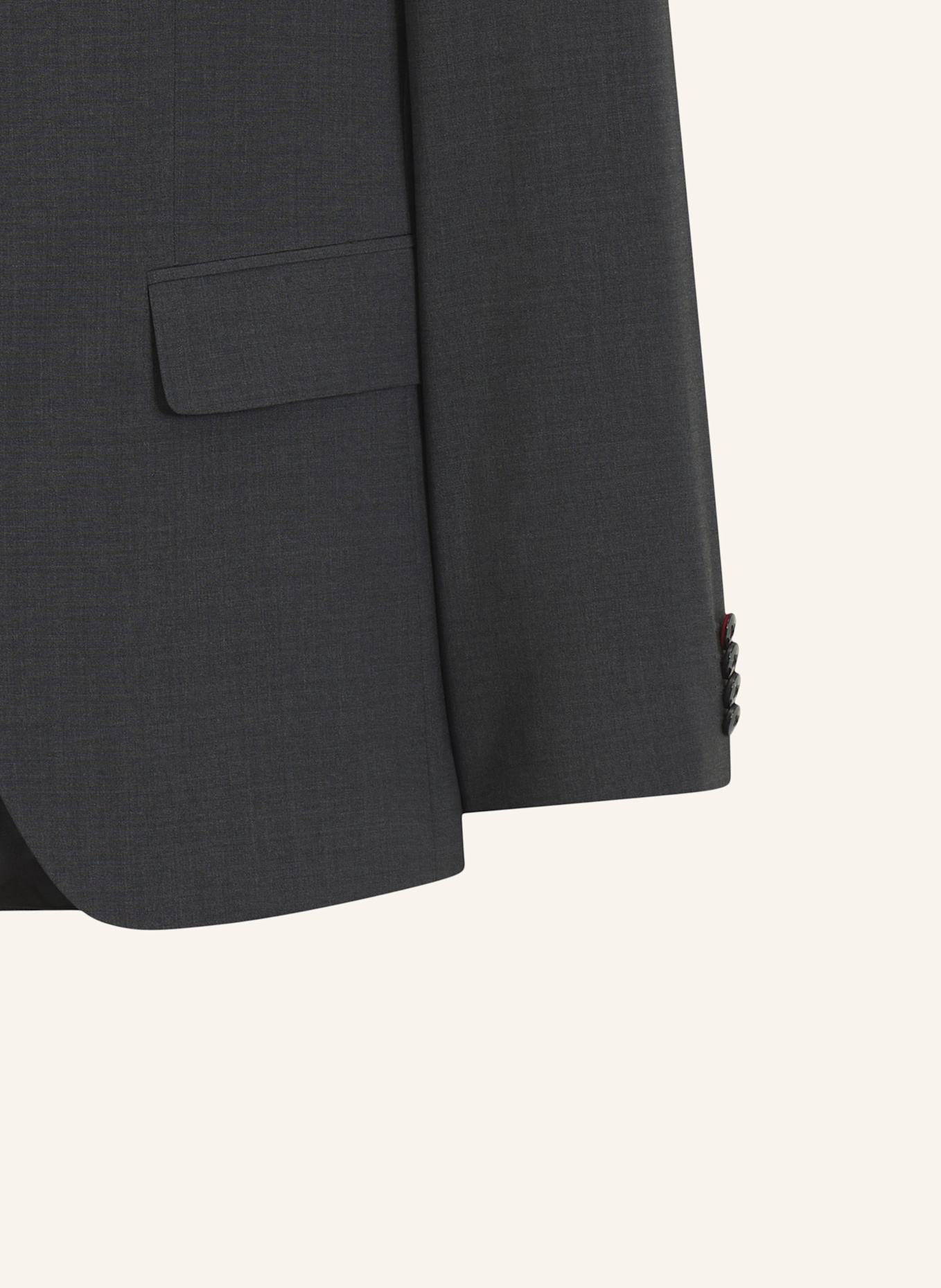 HUGO Anzug HENRY-GETLIN253X-MH Slim Fit: DUNKELGRAU