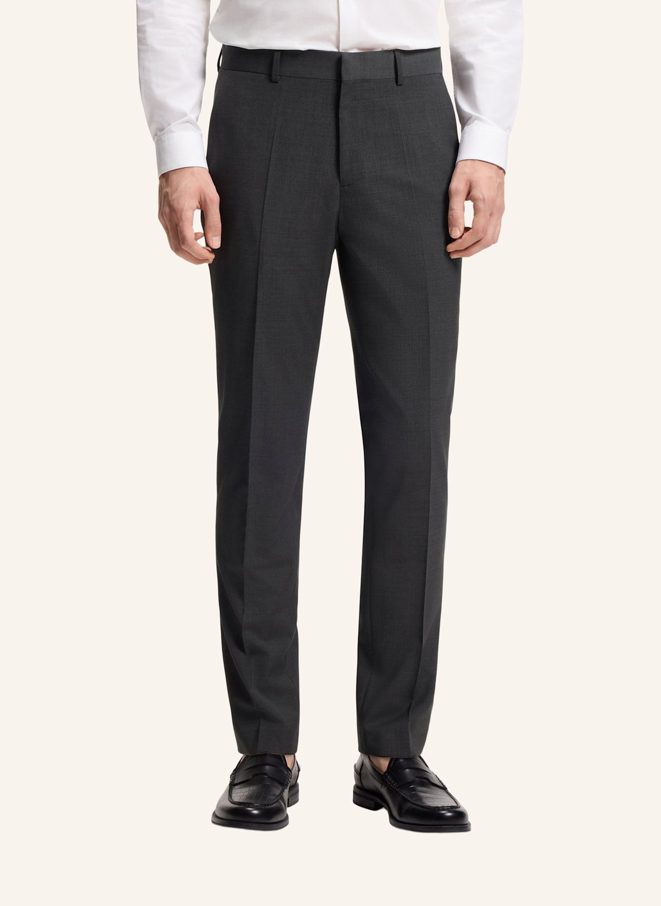 HUGO Anzug HENRY-GETLIN253X-MH Slim Fit: DUNKELGRAU