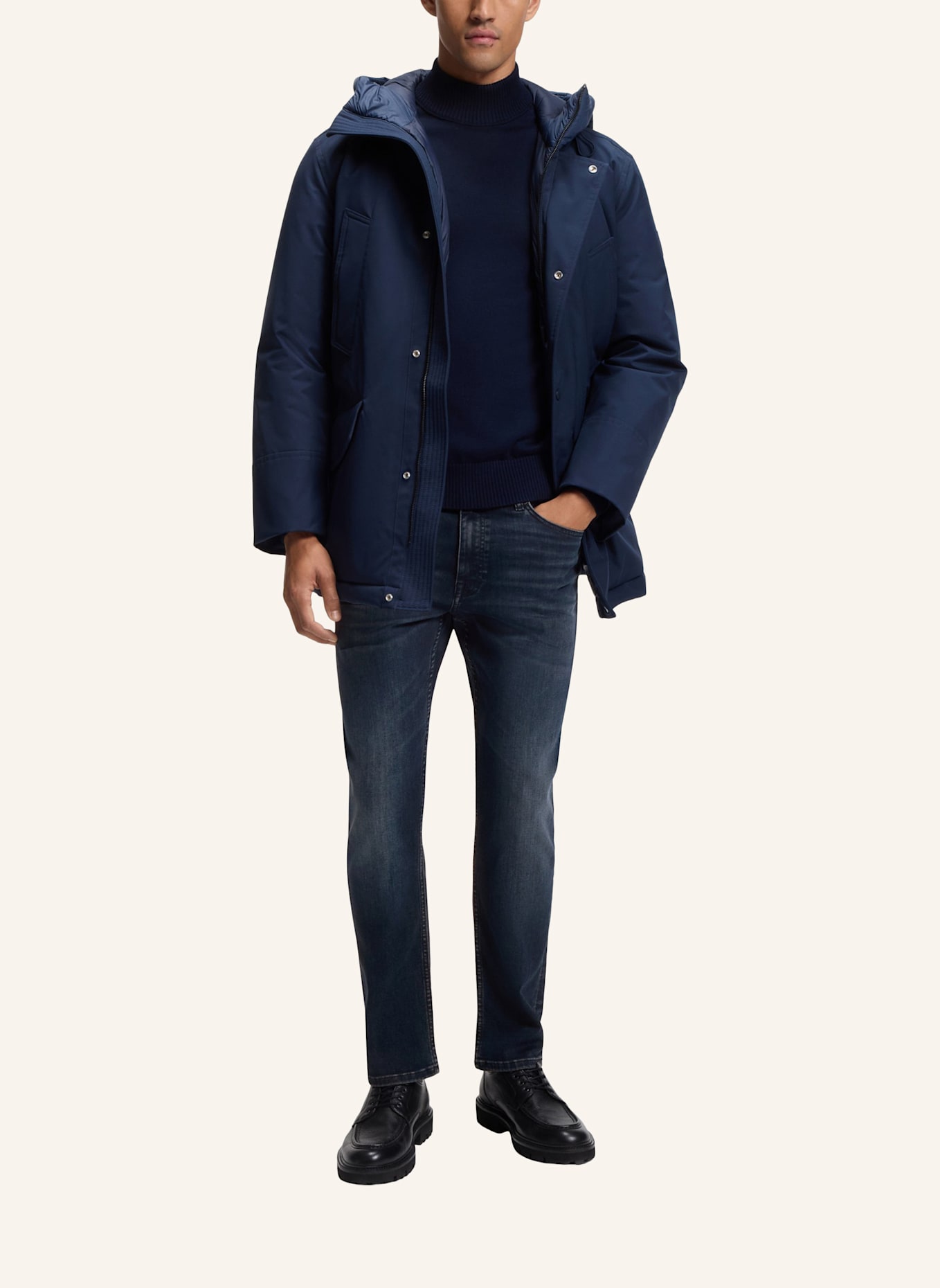 BOSS Jeans DELAWARE BO Slim Fit: DUNKELBLAU
