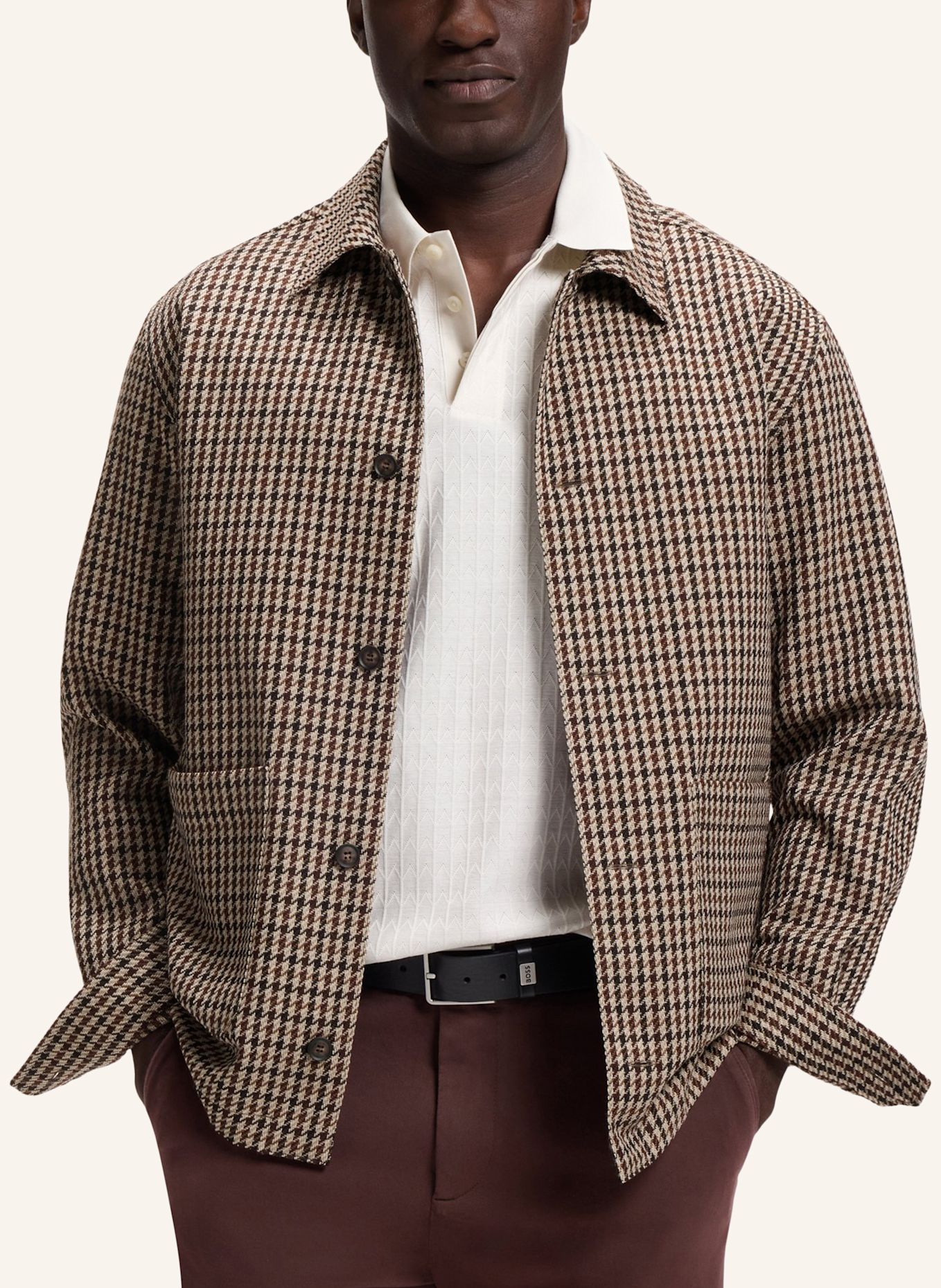 BOSS Sakko C-CARPER-OS-2PP-264 Relaxed Fit: BRAUN