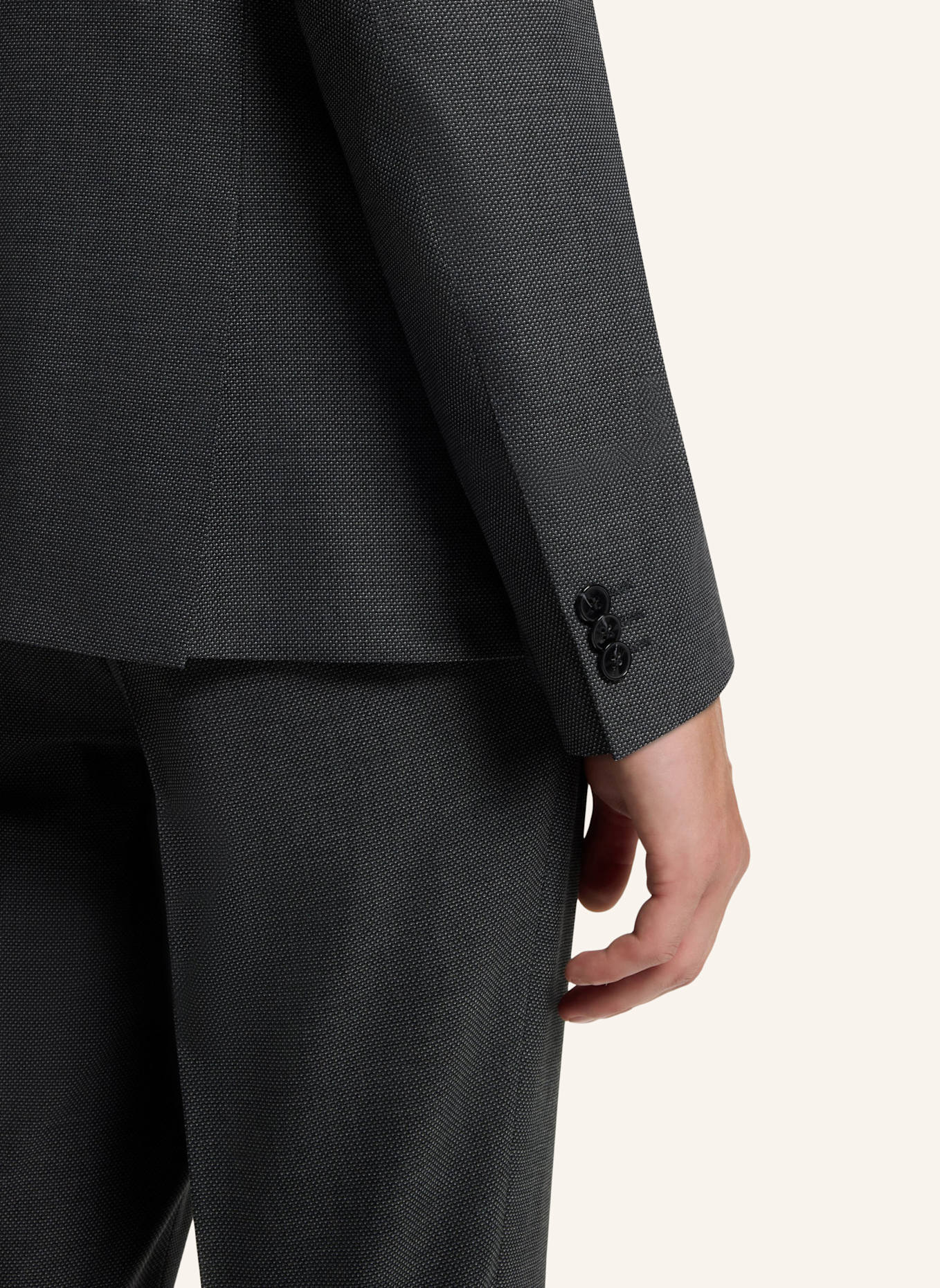 HUGO Anzug ARTI-HESTEN253X Extra-Slim Fit: GRAU