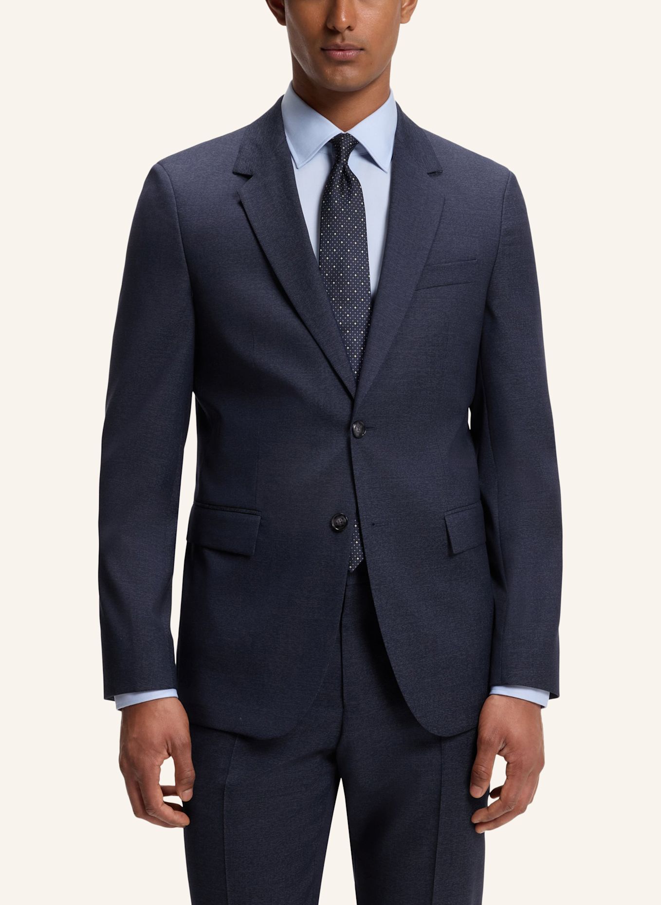 BOSS Anzug H-HOUSTON-2PCS-263 Slim Fit: DUNKELBLAU