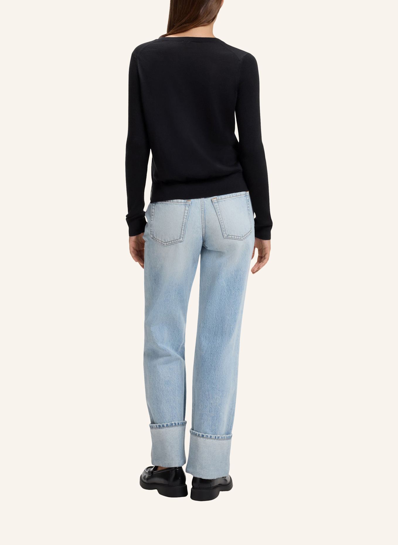 HUGO Pullover SEDENNIA Regular Fit: BLAU