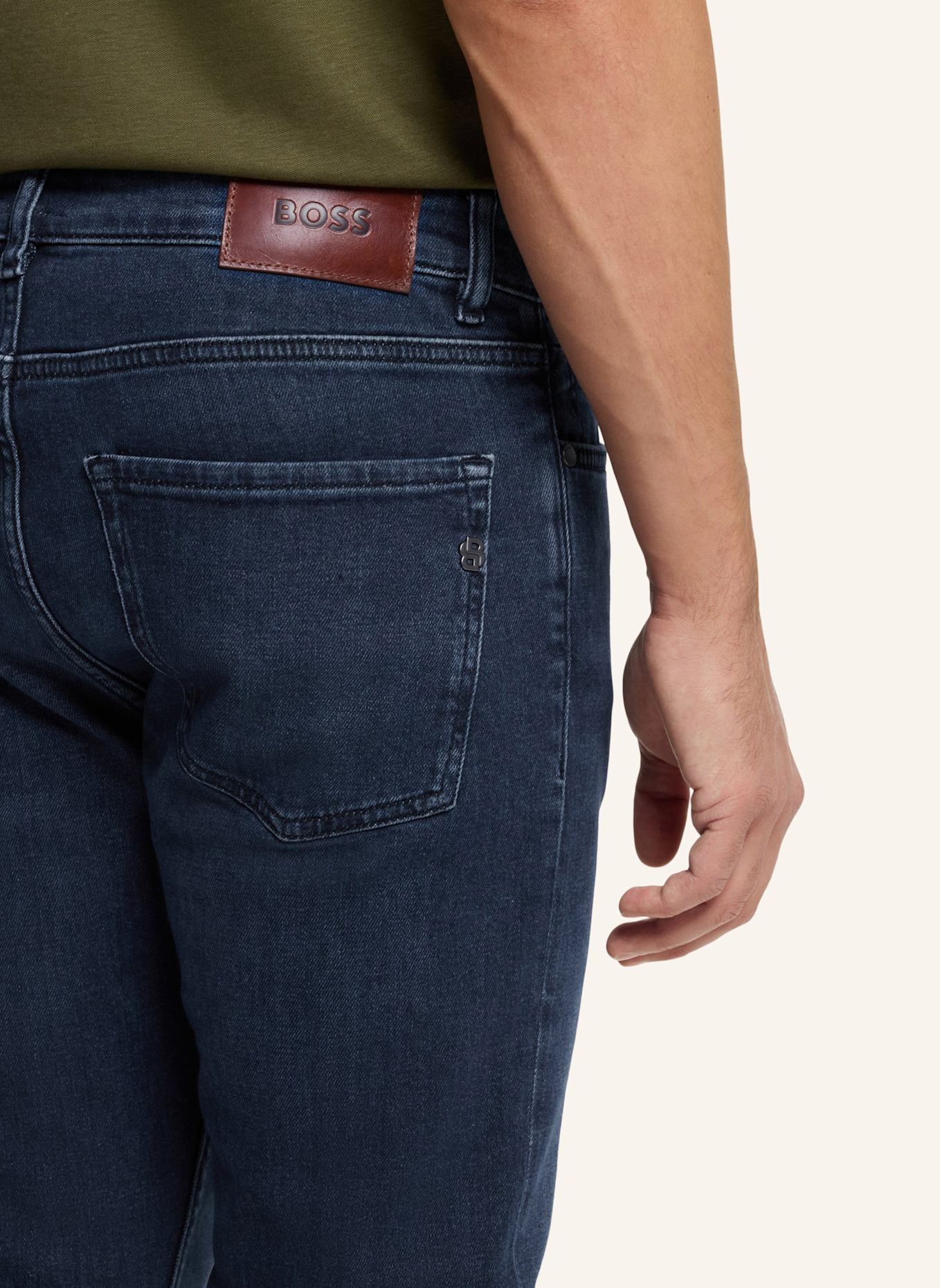 BOSS Jeans DELAWARE_IN Slim Fit: DUNKELBLAU