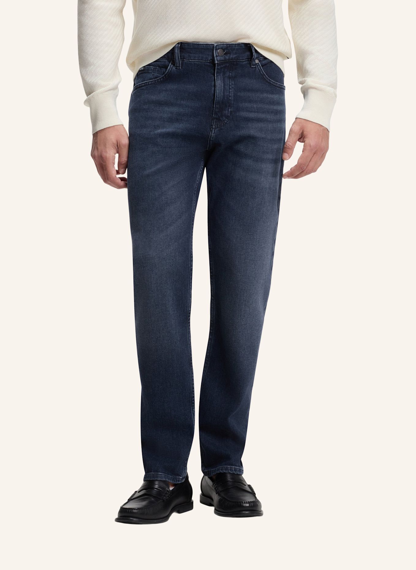 BOSS Jeans REMAINE_IN Regular Fit: DUNKELBLAU