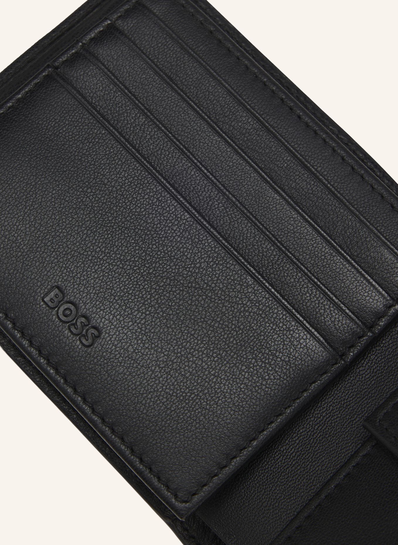 BOSS Geldb�Rse NORTHON_TRIFOLD: SCHWARZ