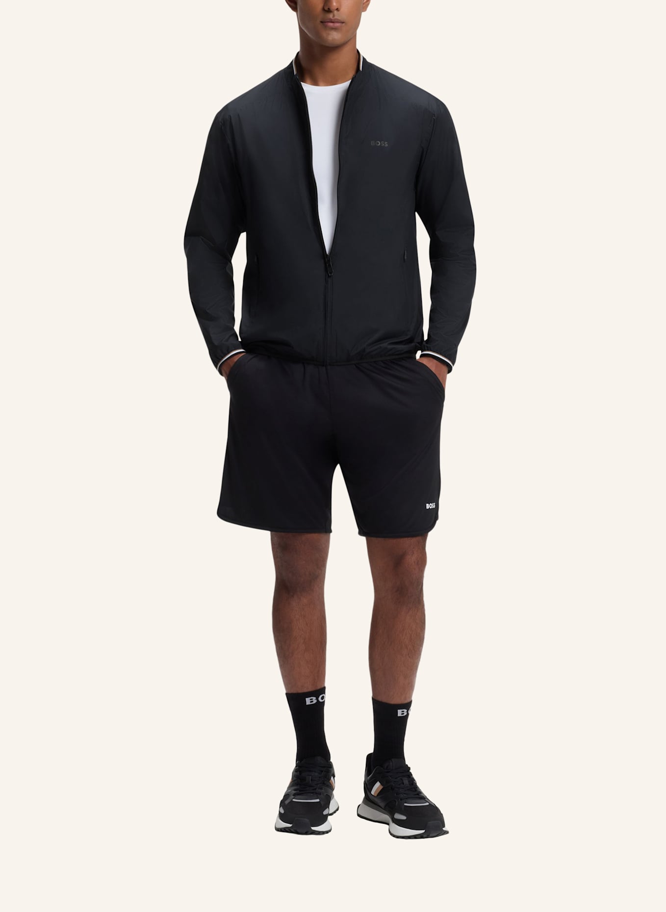 BOSS Jacke OW_TOC GAME Regular Fit: DUNKELBLAU