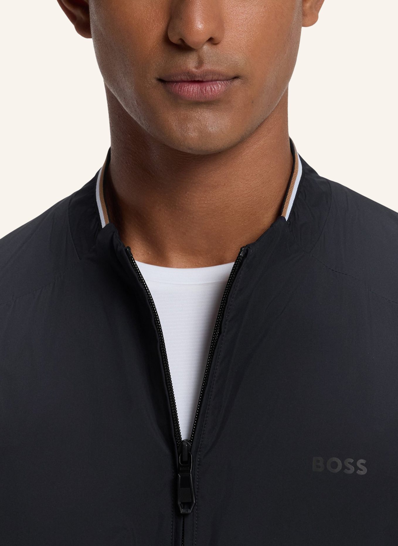 BOSS Jacke OW_TOC GAME Regular Fit: DUNKELBLAU