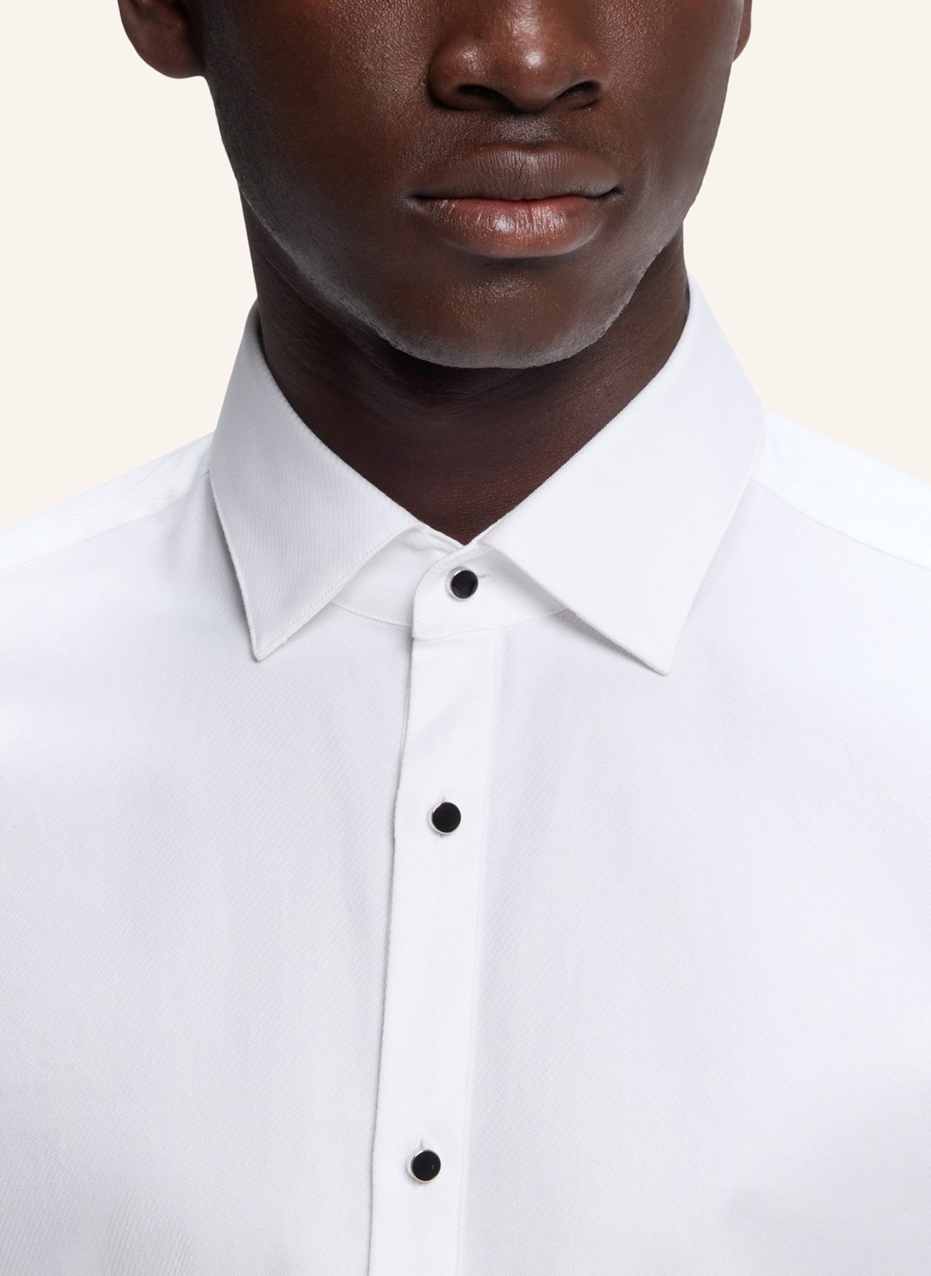 HUGO Hemd KAMIR Slim Fit: WEISS