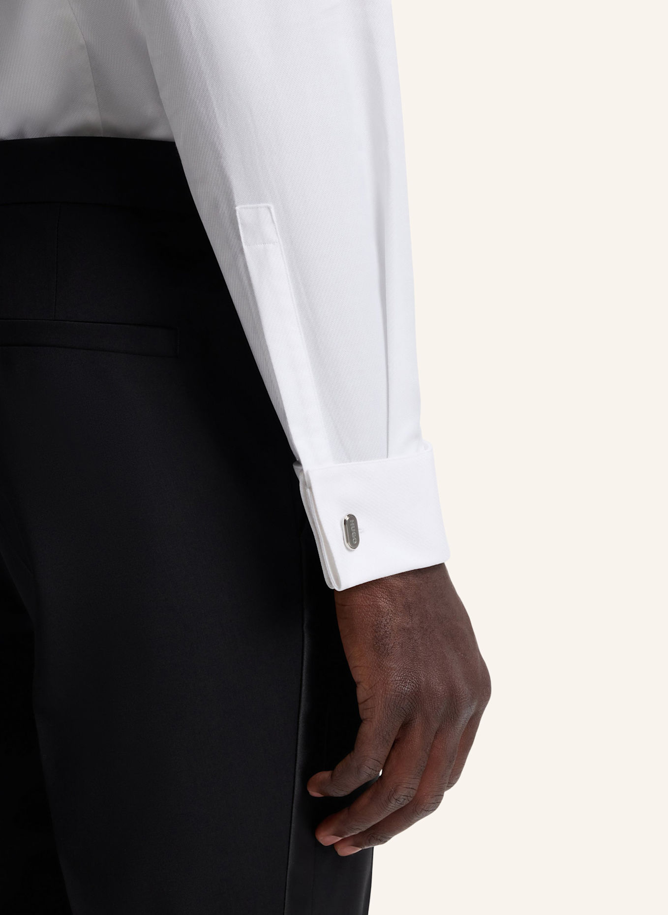 HUGO Hemd KAMIR Slim Fit: WEISS