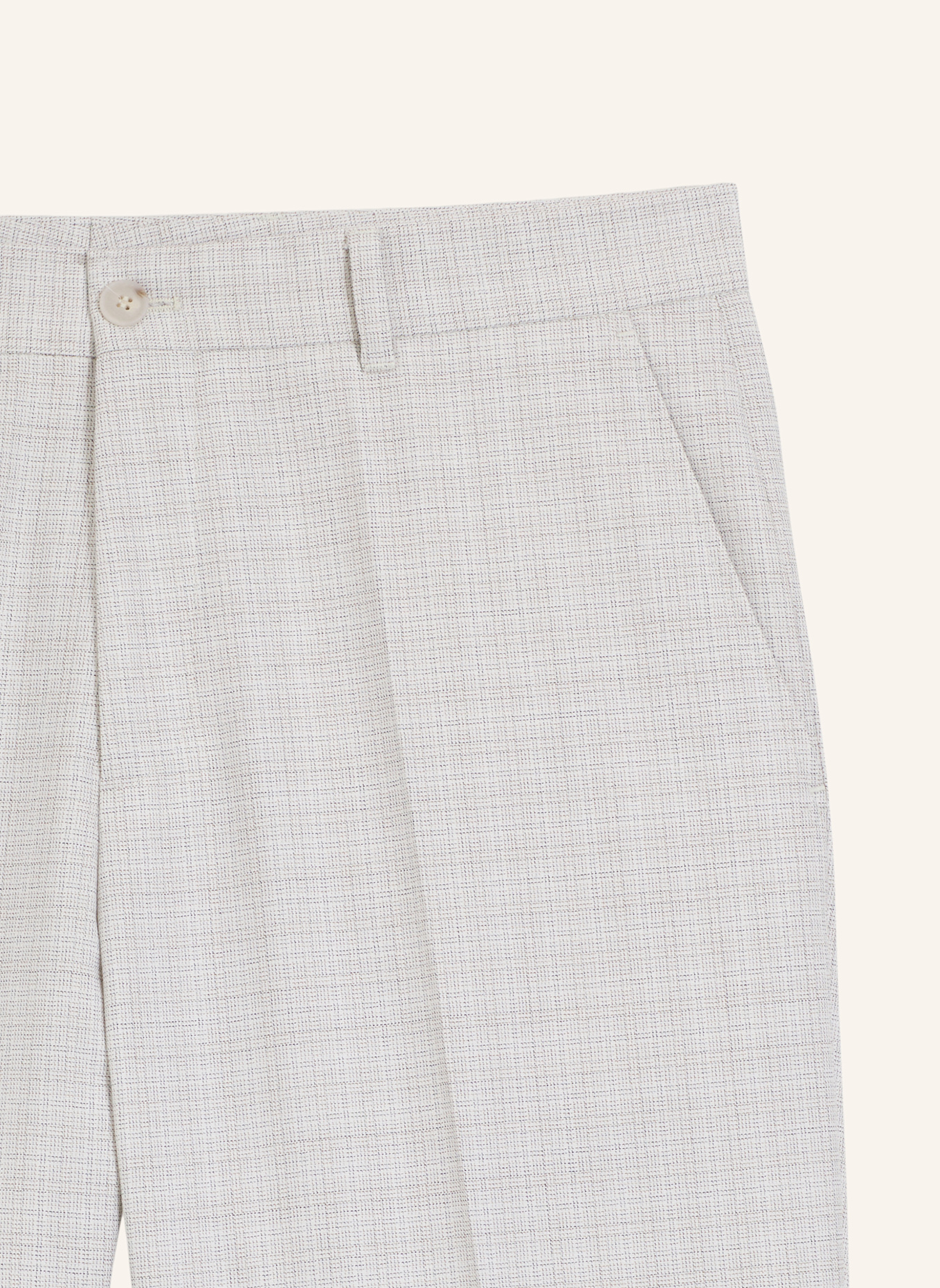 BOSS Anzughose C-PIERO-263 Straight Fit: WEISS