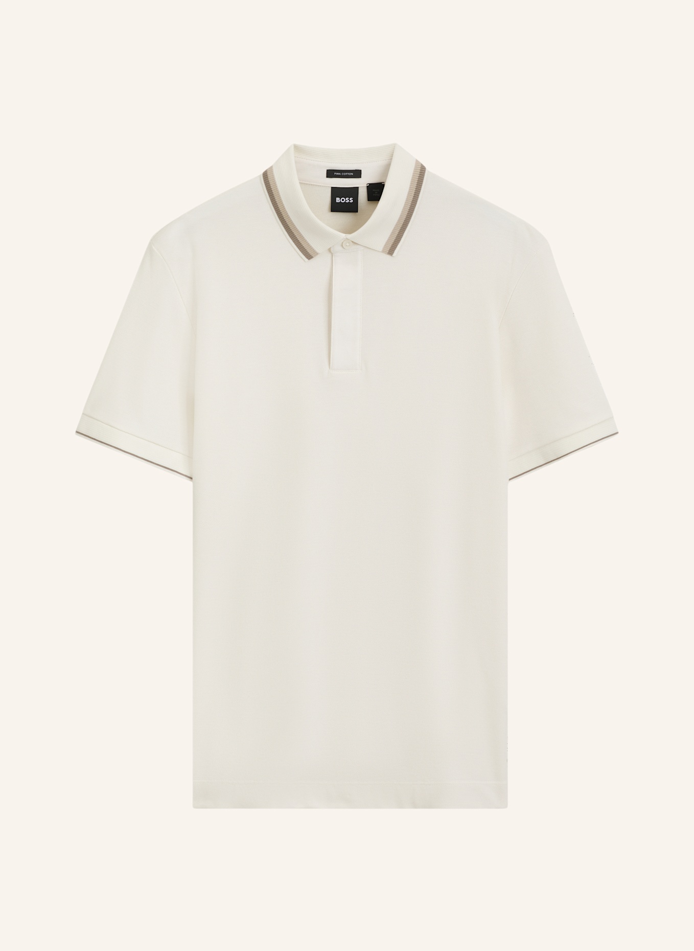 BOSS Polo H-PARRIS 18 Regular Fit: WEISS
